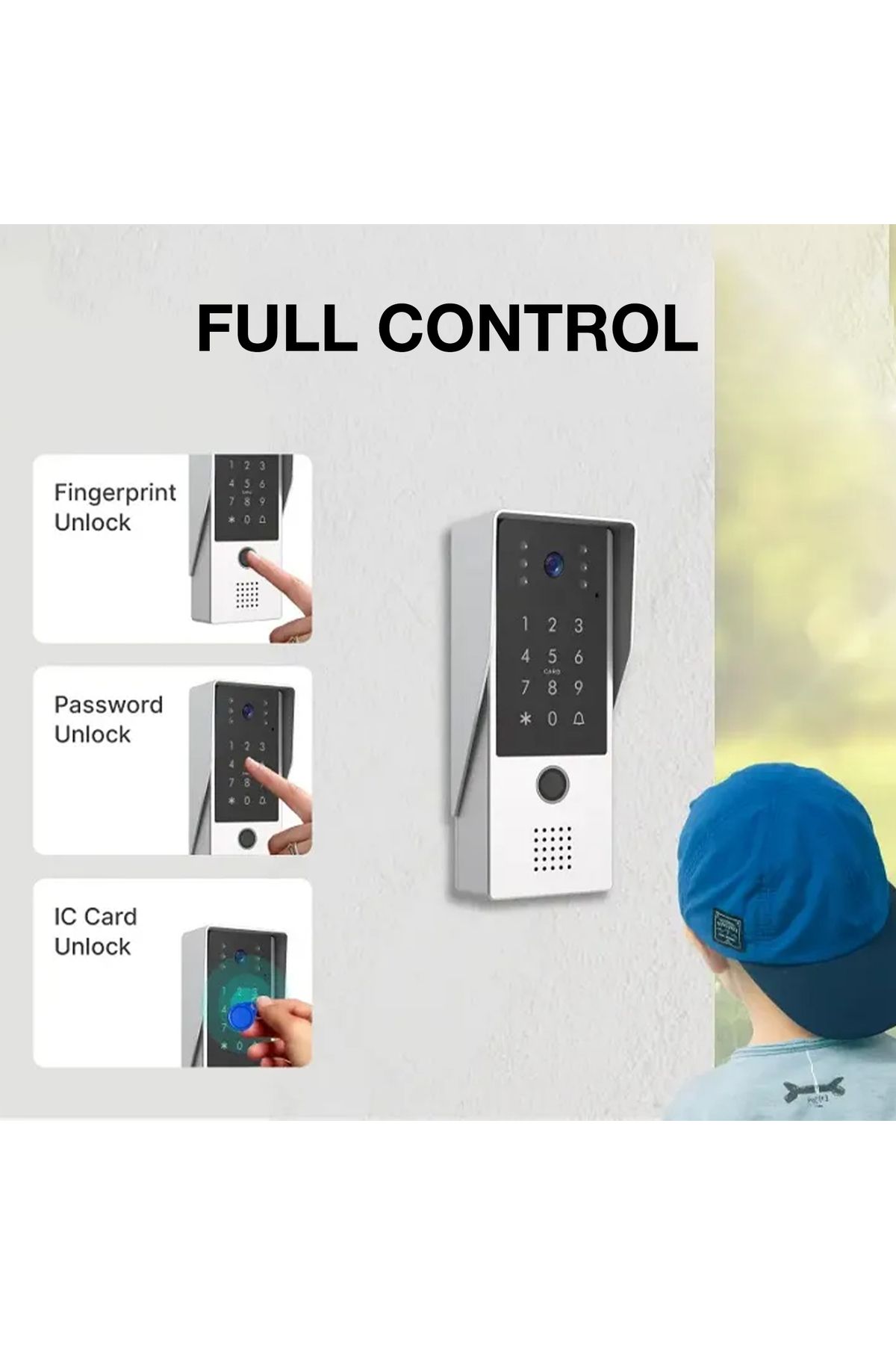 AREB-Smart Indoor Intercom Screen Advanced Wired Connection and Security 6