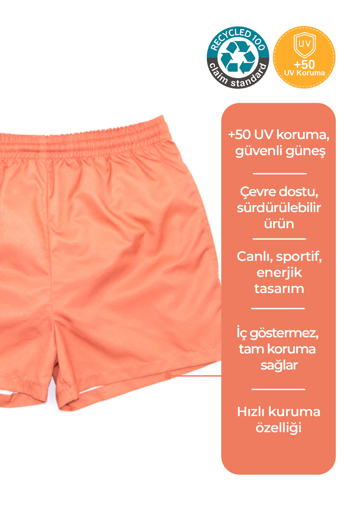 Reborn Recycle Boys Swimwear Shorts