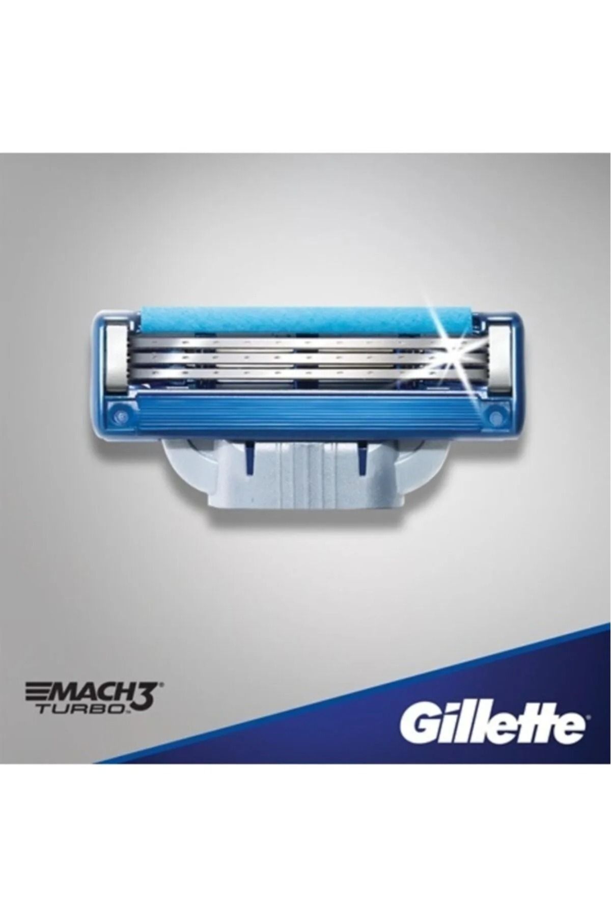 Gillette-Mach3 Turbo Spare Shaving Blade 12 Pack 6