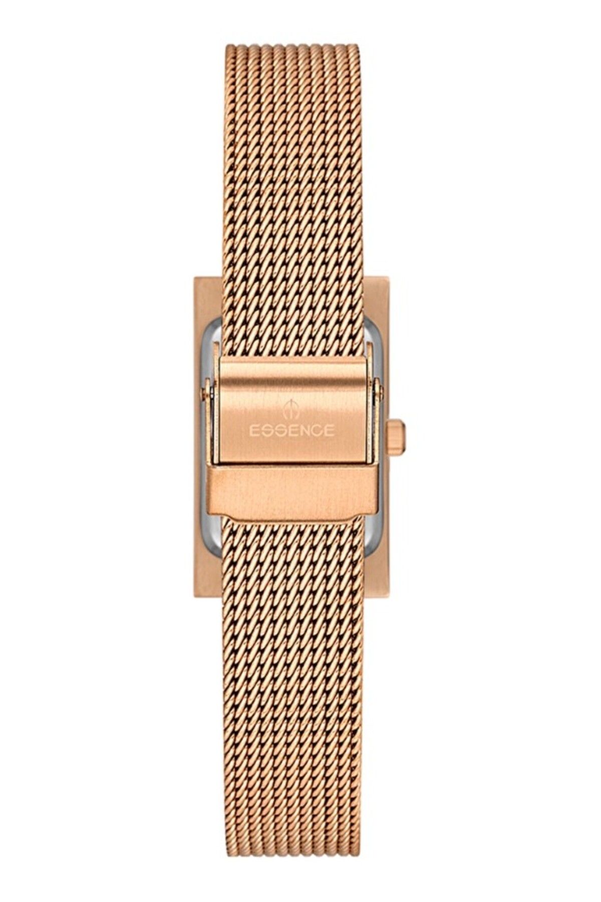 Essence-5 Atm Water Resistant D1213.490 Stone Design Mesh/Steel Cord Rectangular Dial Steel Case 4