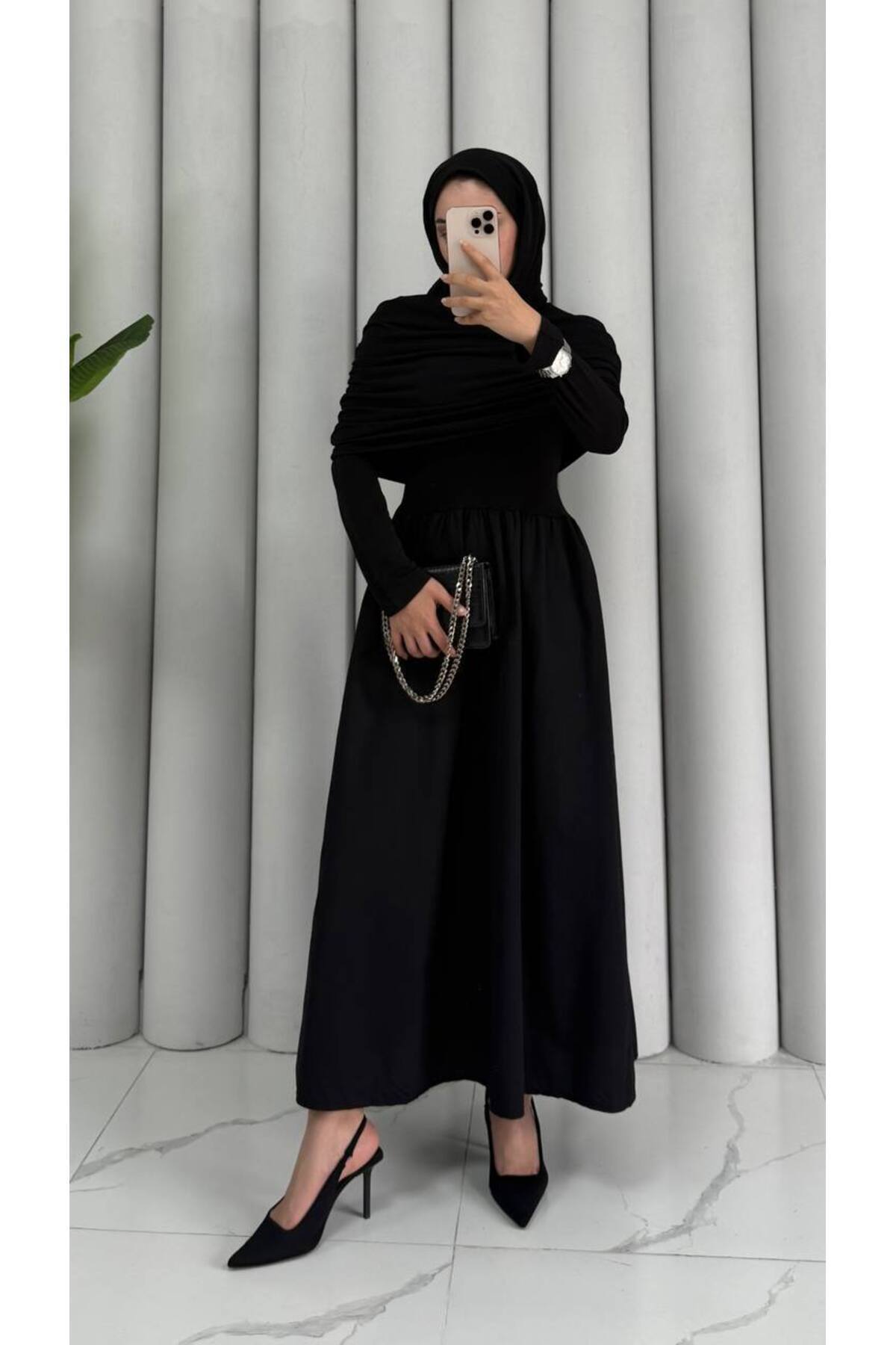 Wual giyim Madonna Tesettür Elbise