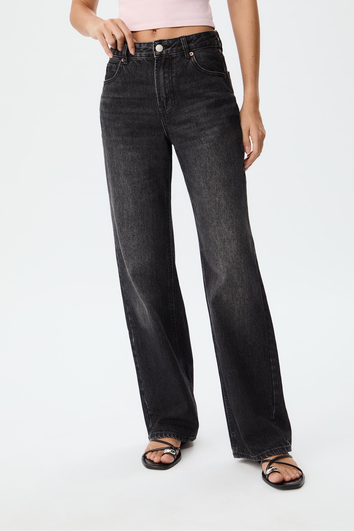 Stradivarius  D92 Straight geniş paça - Görsel 3