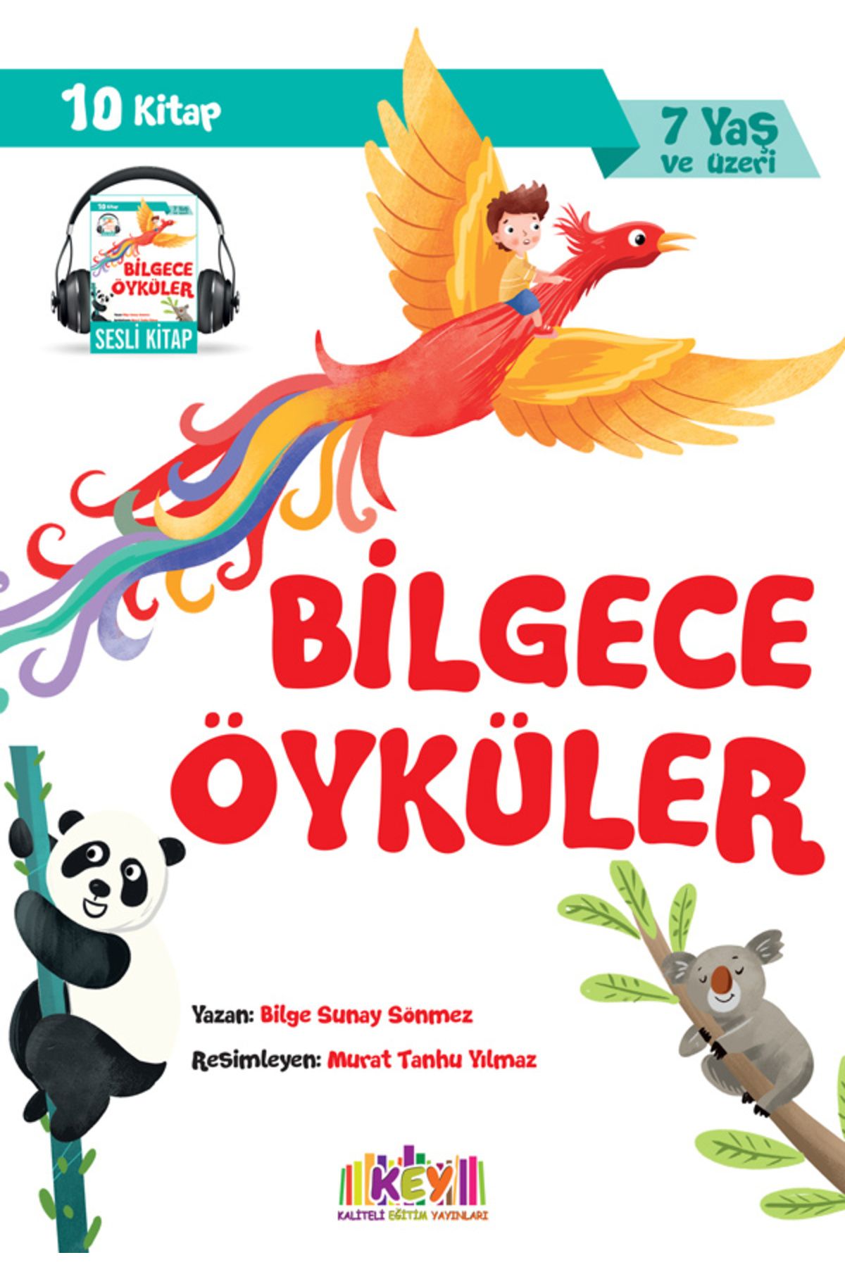 3K YAYIN Kaliteli Eğitim Yayınları (KEY) BİLGECE ÖYKÜLER Hikaye Serisi 10 Kitap 7 Yaş ve üzeri (2.SINIF)