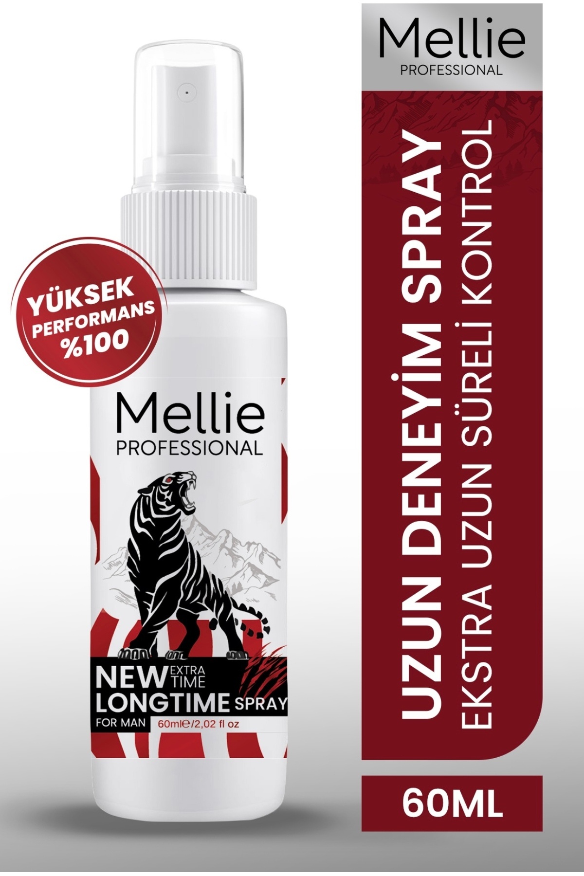 Mellie Professional Erkek Uzun Deneyim Spray Long Time