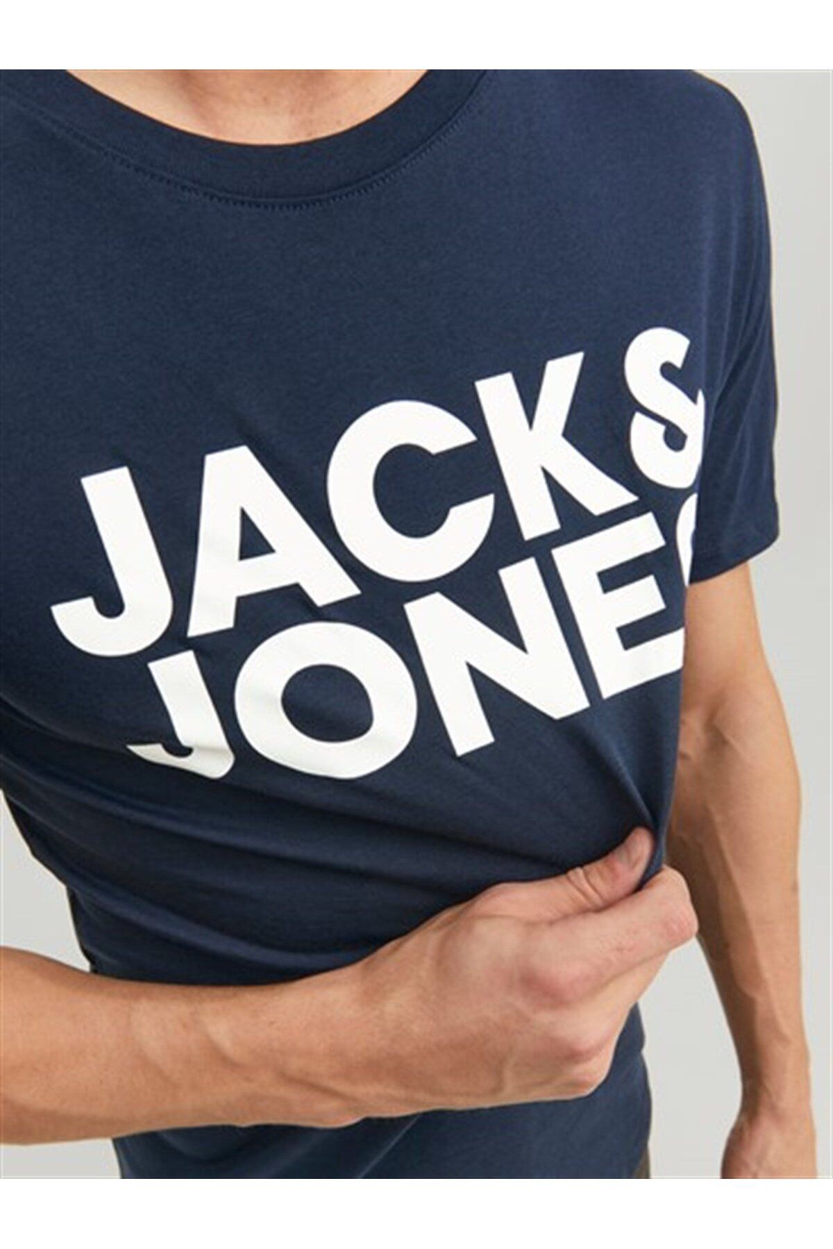 Jack & Jones-Ανδρικό T-Shirt με λογότυπο Crew - Corplogo 5