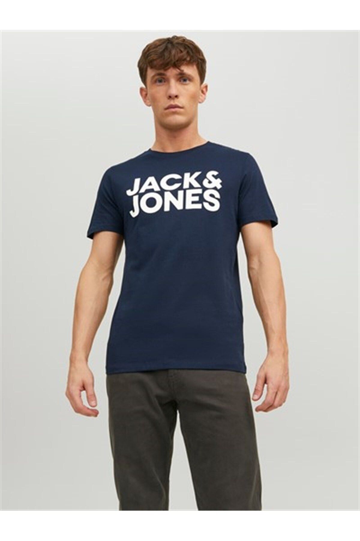 Jack & Jones-Ανδρικό T-Shirt με λογότυπο Crew - Corplogo 7