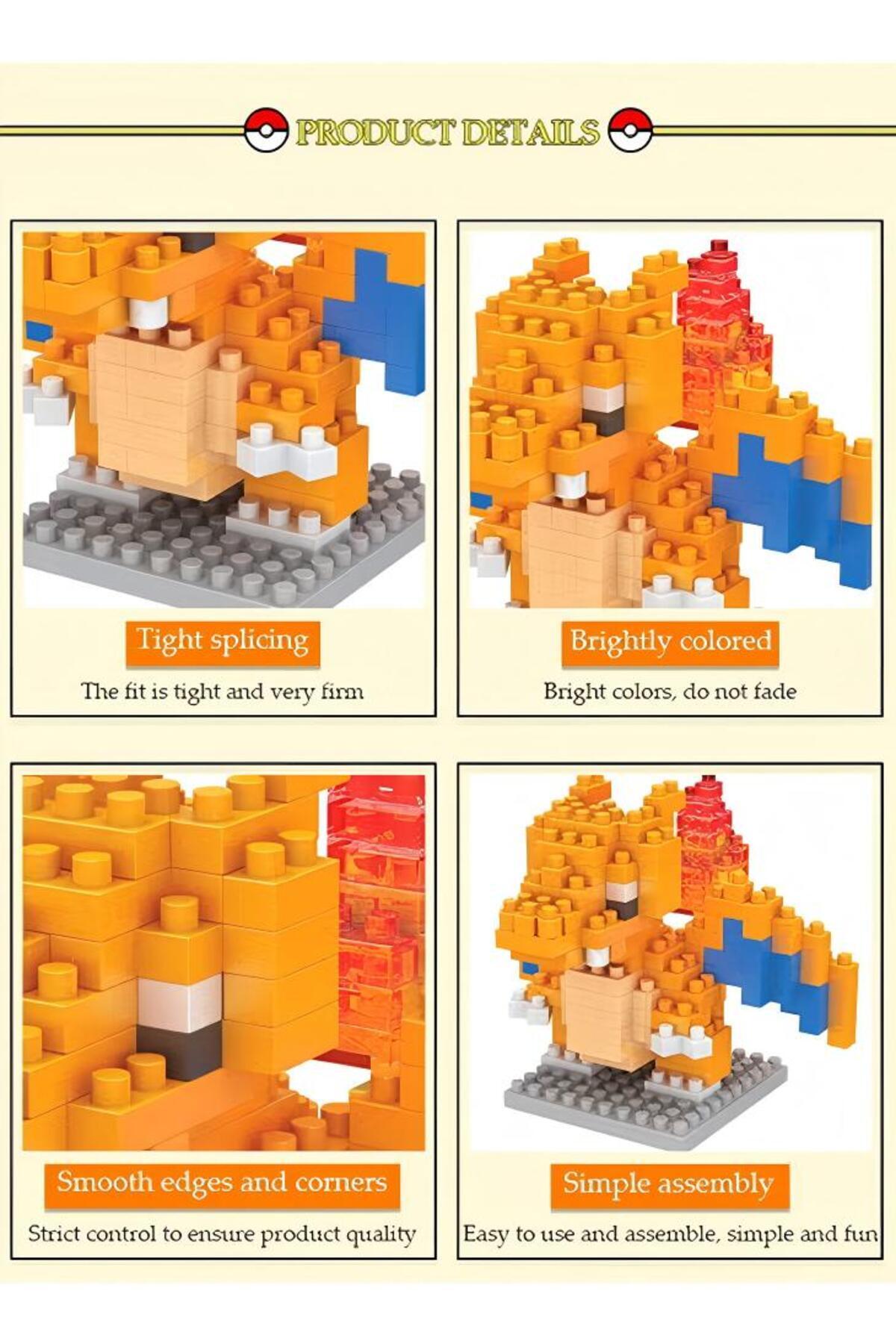 Generic-Pokémon Gengar Building Blocks, Children's Building Blocks, Diamond Particles, Cartoon Toys 7