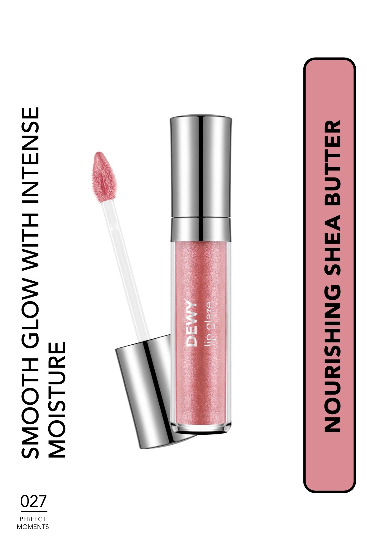 Flormar Dewy Lip Glaze Nourishing Lip Gloss - 027 Perfect Moments