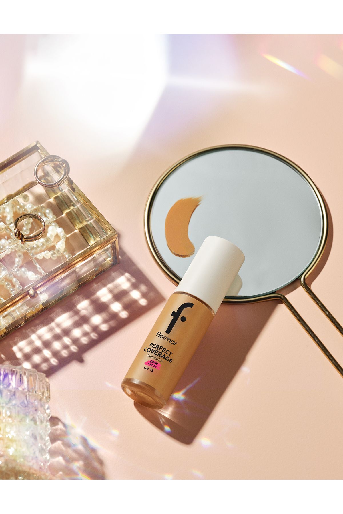 Flormar-Flormar Perfect Coverage Foundation 121 Golden Neutral 6