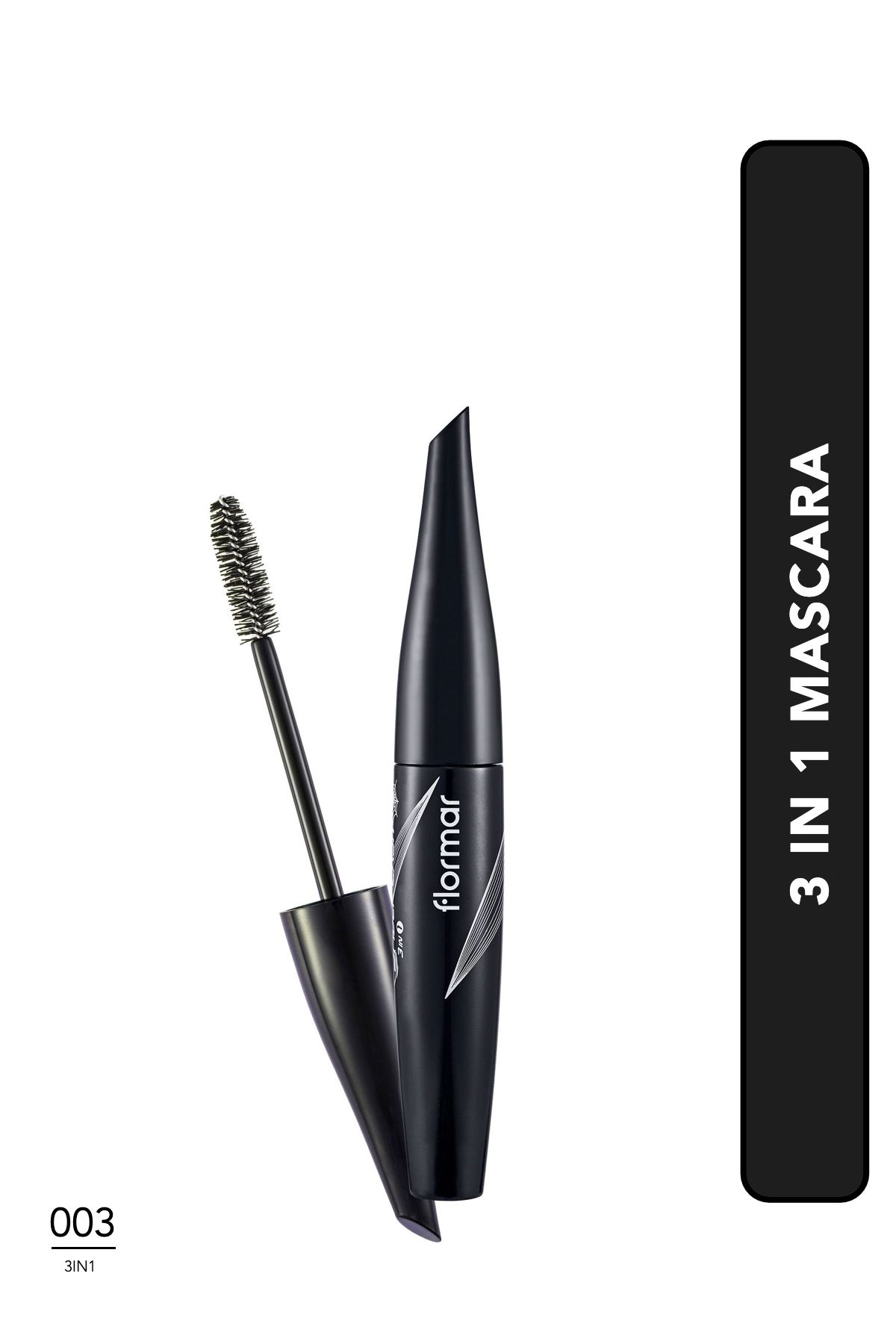 Flormar-Volumizing 3 Effects in 1 Mascara (Black) - Spider Lash Mascara - 003 -8690604110667 1