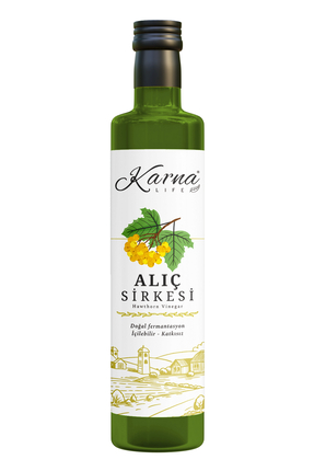 KARNA LİFE Alıç Sirkesi - Doğal Fermantasyon 500 ml