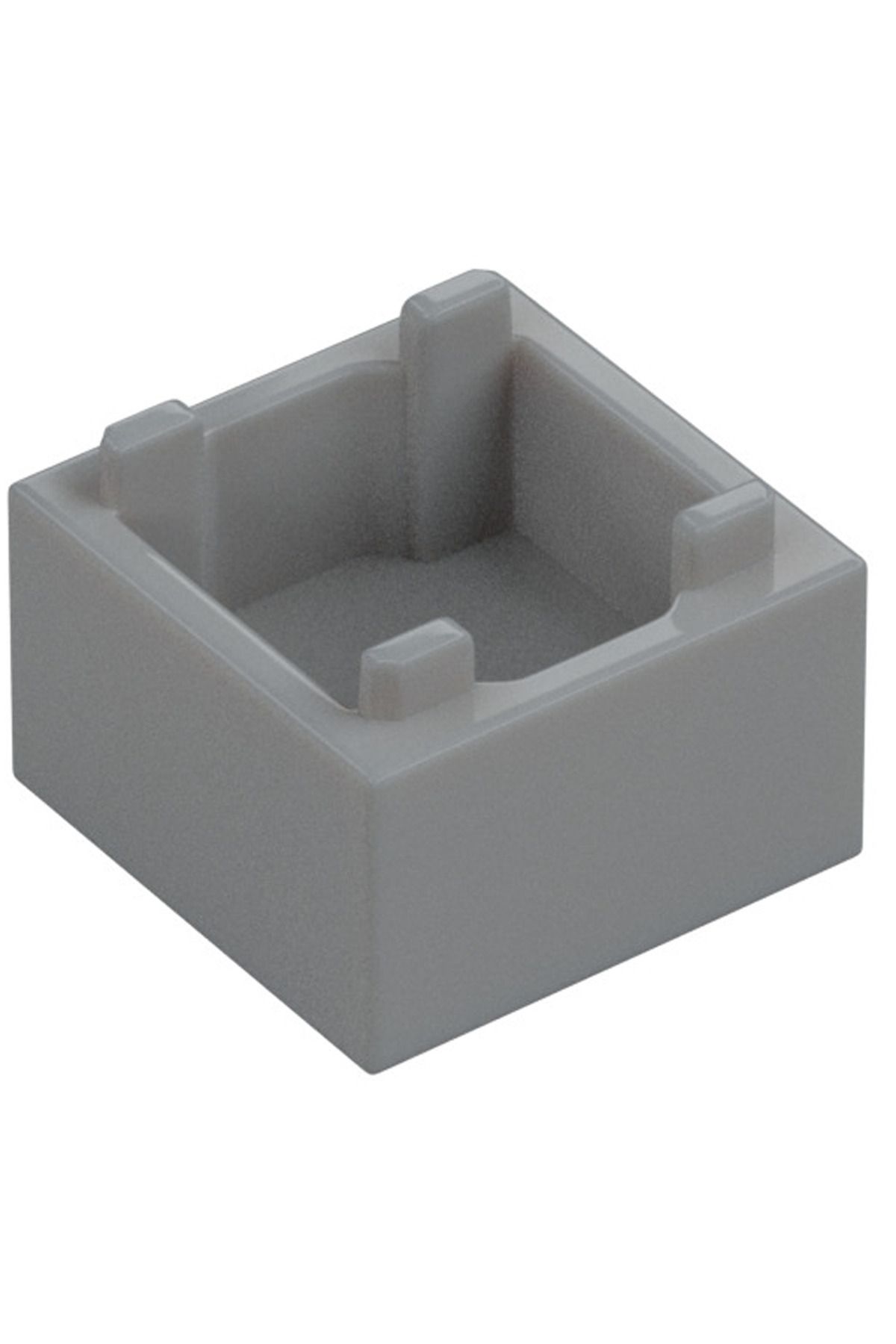 LEGO-Accessory Moc Custom Container Box 2 X 2 X 1 Light Gray Small Case Crate 2 Pieces Will Be Sent 1