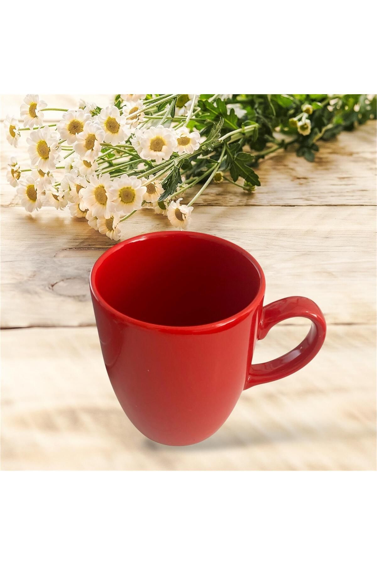 Happy Box Hediyelik Kırmızı Seramik Bulut Kupa Kahve Çay Fincanı Özel Gün Doğum Günü Hediye
