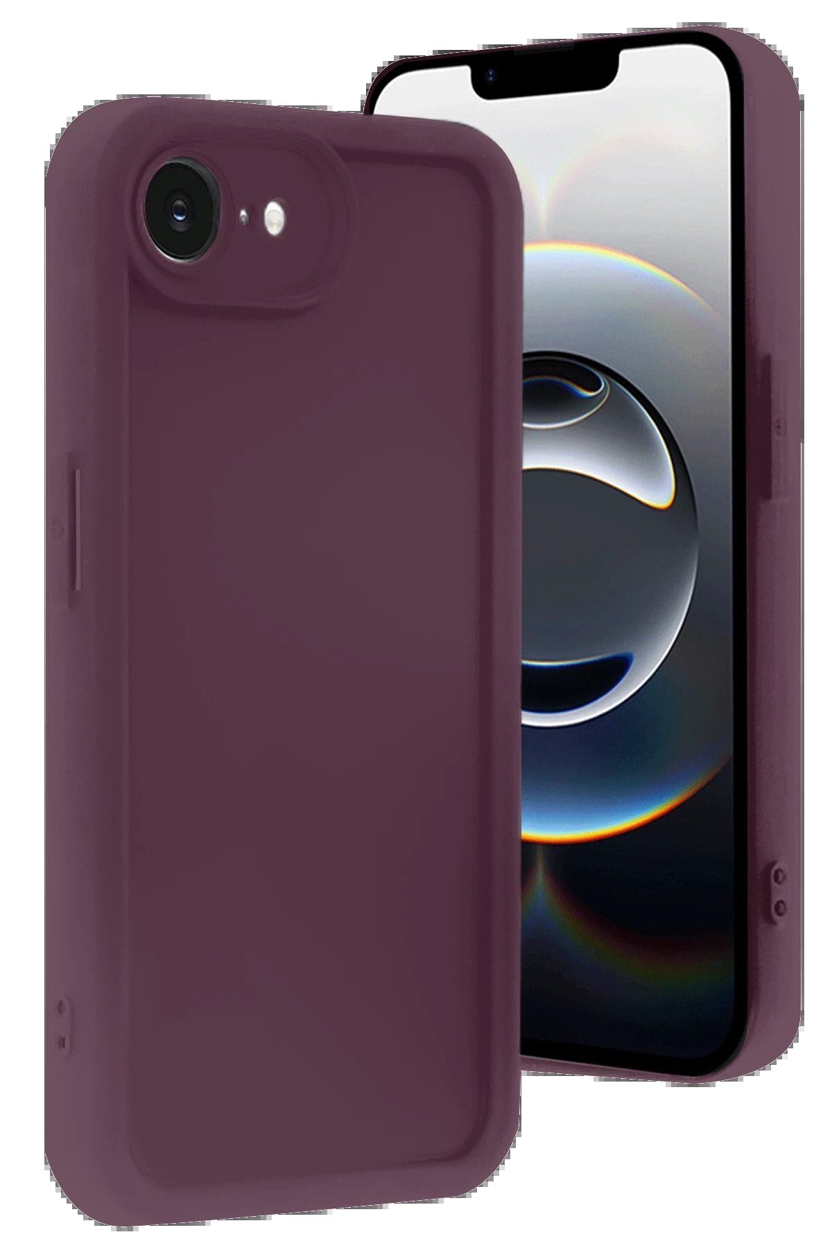 Toptan Bulurum iPhone 16E Kılıf Viera Silikon - Mürdüm