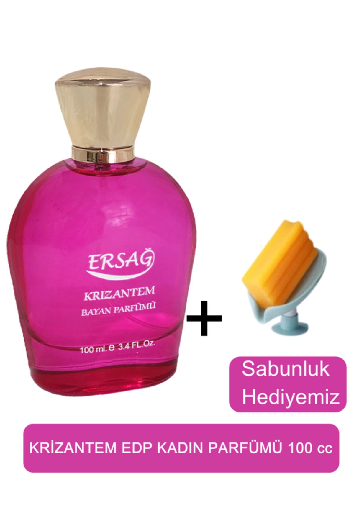 Ersağ Krizantem Kadın Parfüm 100cc - Sabunluk Hediyemiz 5001-06