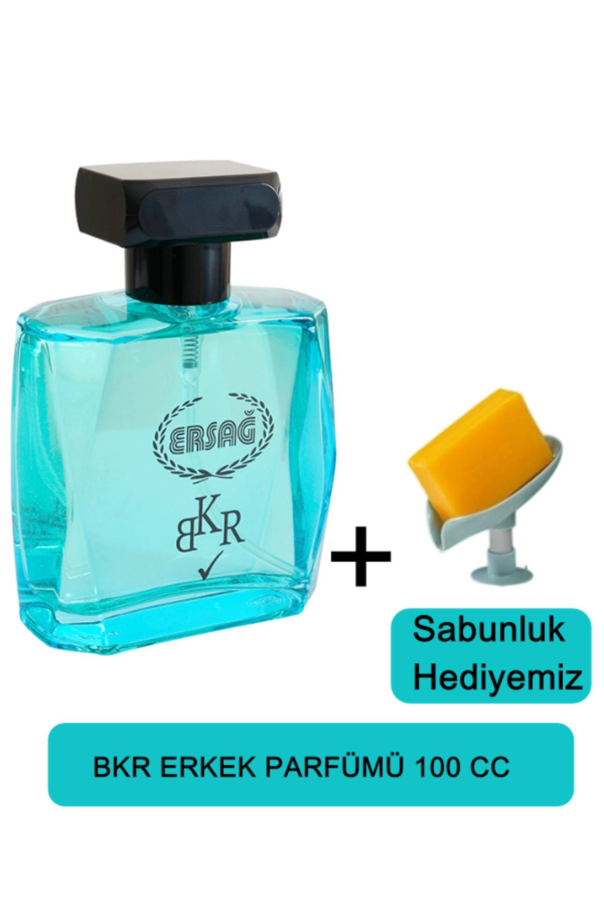 Ersağ BKR Erkek Parfüm 100cc - Sabunluk Hediyemiz 1008-08