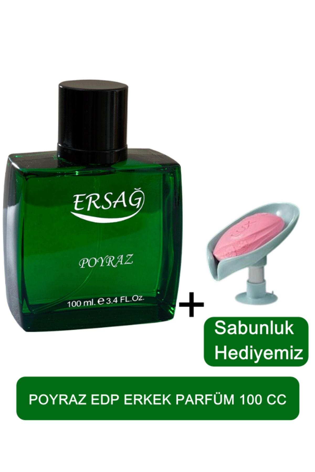 Ersağ Poyraz Erkek Parfüm 100cc - Sabunluk Hediyemiz 1001-05
