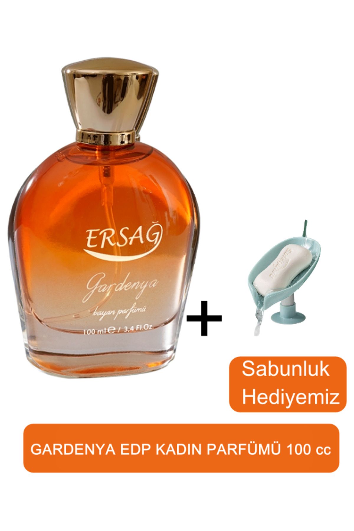 Ersağ Gardenya Kadın Parfüm 100cc - Sabunluk Hediyemiz 5014-05