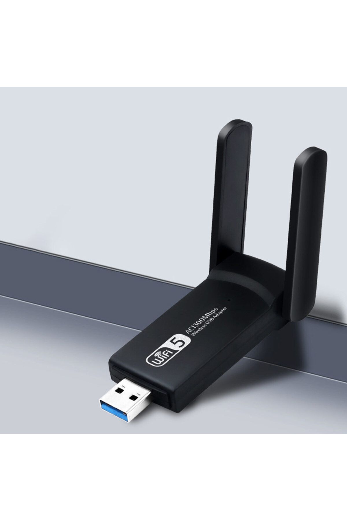 Generic-محول واي فاي وبلوتوث USB 3.0، مستقبل شبكة خارجي ثنائي النطاق بسرعة 1300 ميجابت في الثانية، يغطي مسافة 200 متر 5
