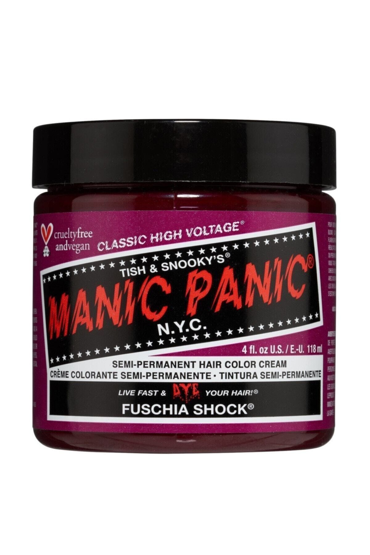 Classic Fuschia Shock Saç Boyası Hcr-11013 — سفید GR-MNCPNC — تصویر 3 از 5