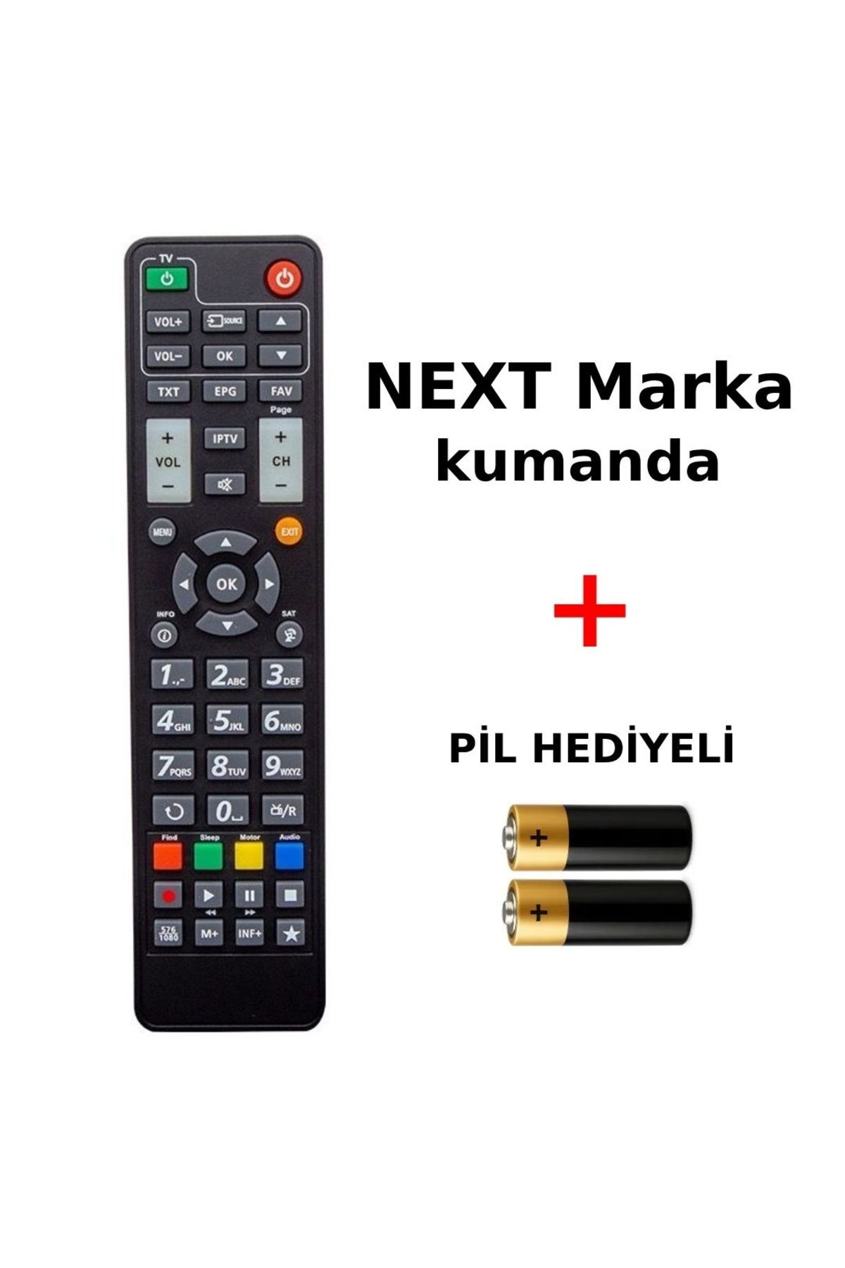 Suntel Next marka uydu alıcı kumanda