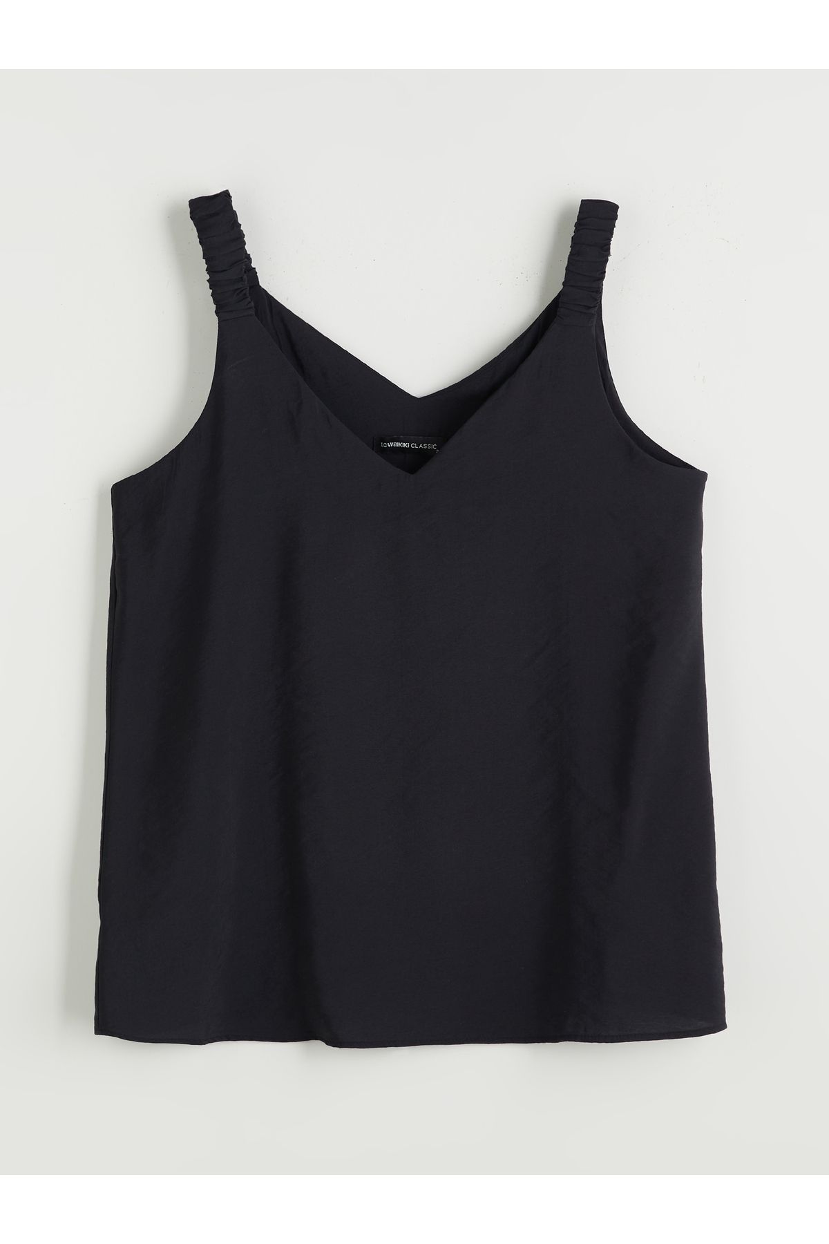 LC Waikiki-Modal Blend Blouse with V Neck Strap 5