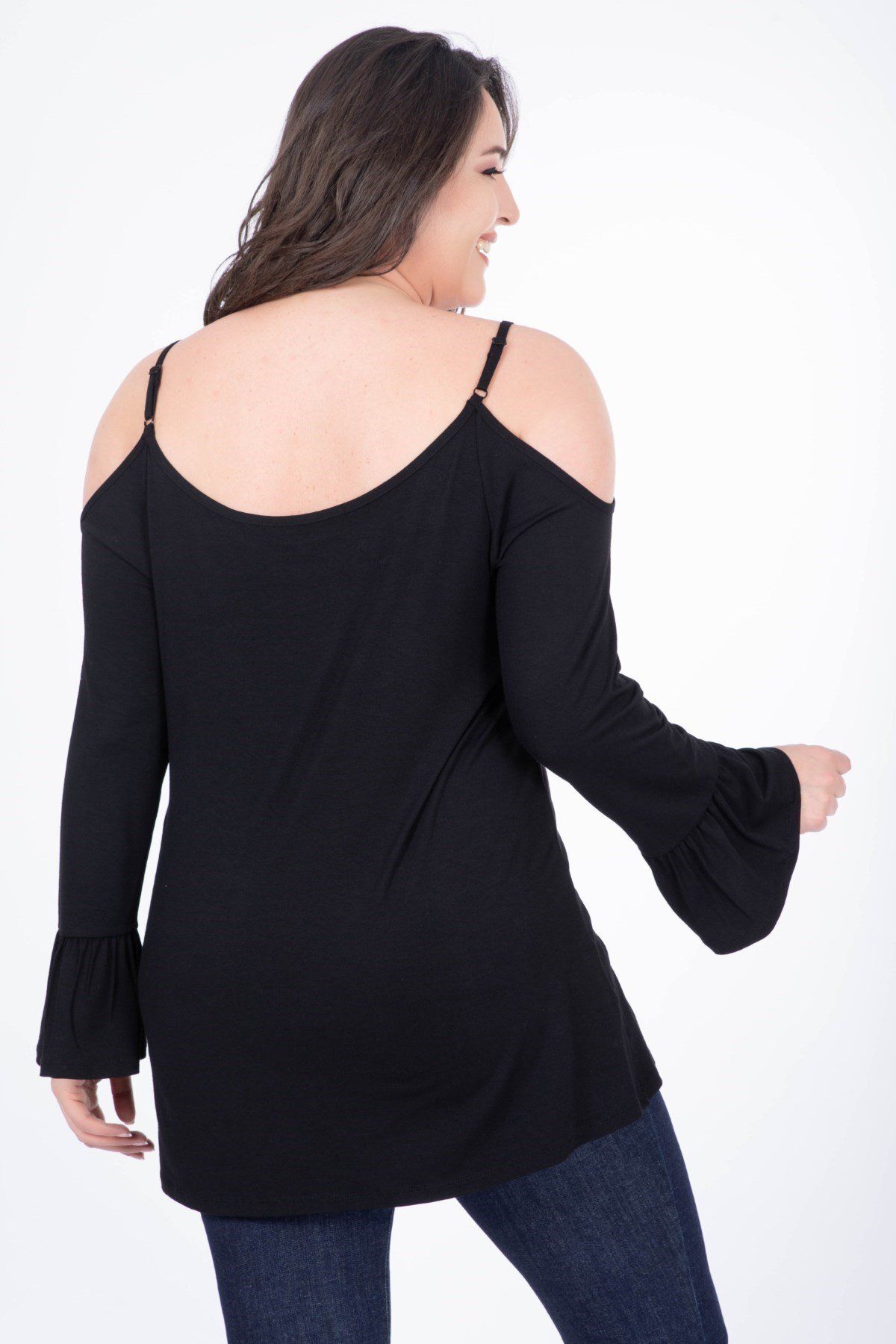 MYLİNE-Tricou cu detalii pe umeri 3