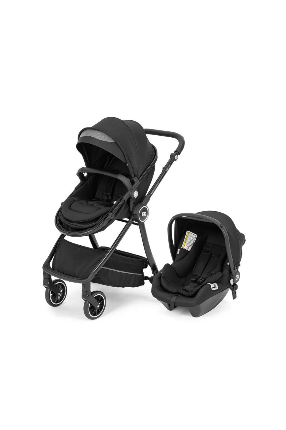 TURHAN BEBE Yeni Nesil Travel Sistem Bebek Arabası Oto Koltuklu Sallanır Taşıma Puset fotoğrafı 3 (önizleme)