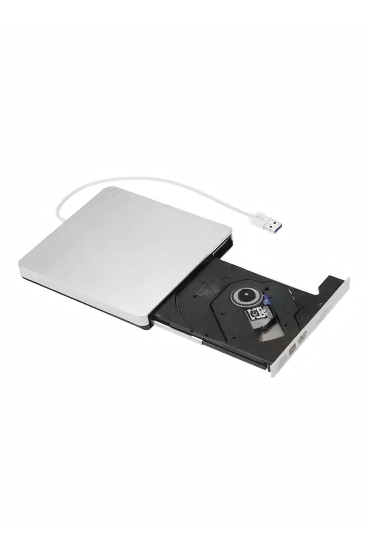 Generic-محرك أقراص DVD خارجي رفيع 2 في 1 USB 3.0 C ومحرك أقراص DVD RW وكاتب أقراص مضغوطة وقارئ ومشغل أقراص ضوئية 4