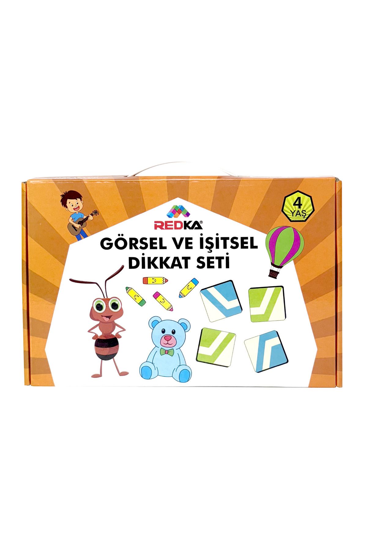 Redka-Visual and Auditory Attention Enhancement Set - 4 Years Old Box Game Mind Game 2