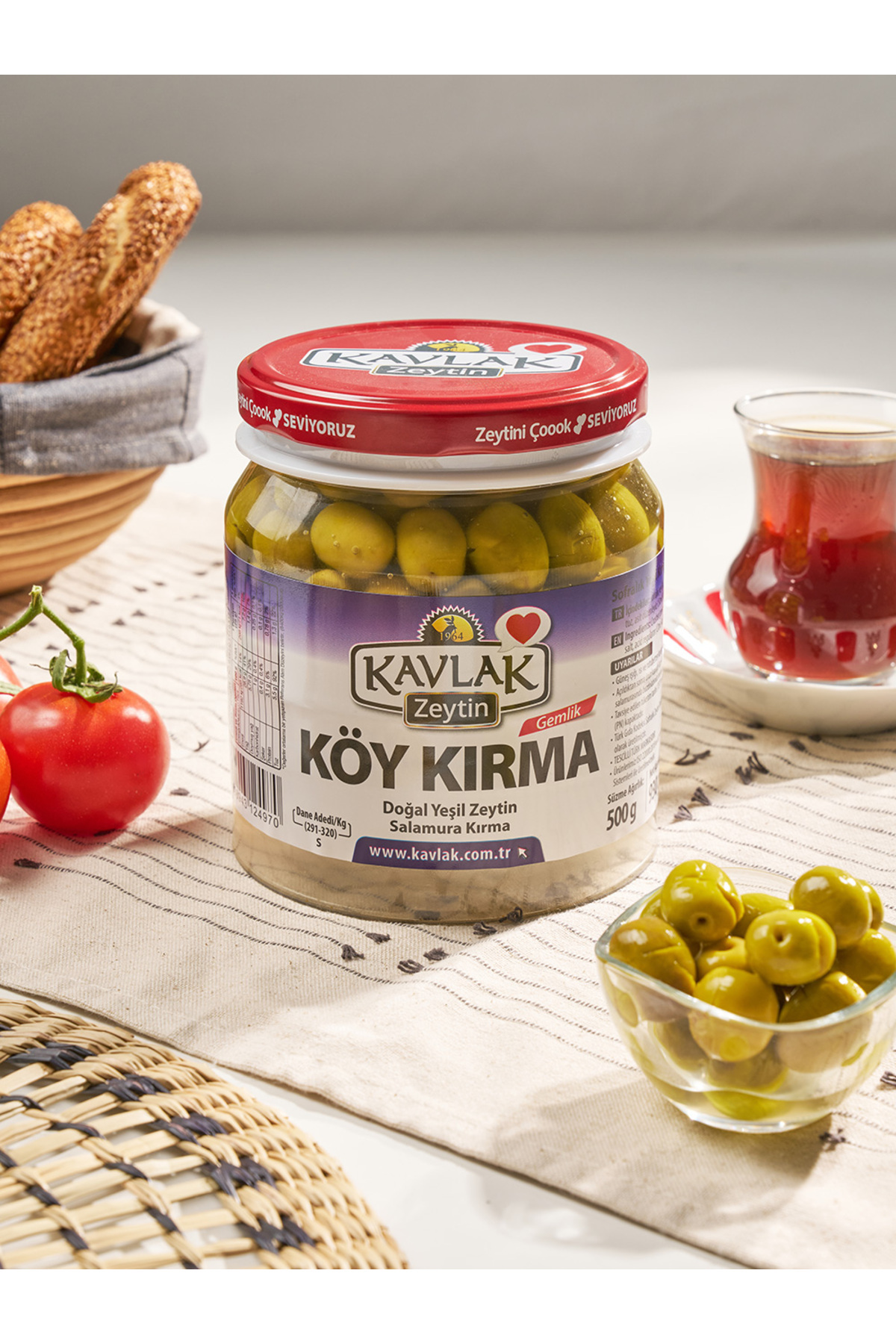 Kavlak Zeytin Kavlak 500 GR GEMLİK TAZE KÖY KIRMA YEŞİL ZEYTİN