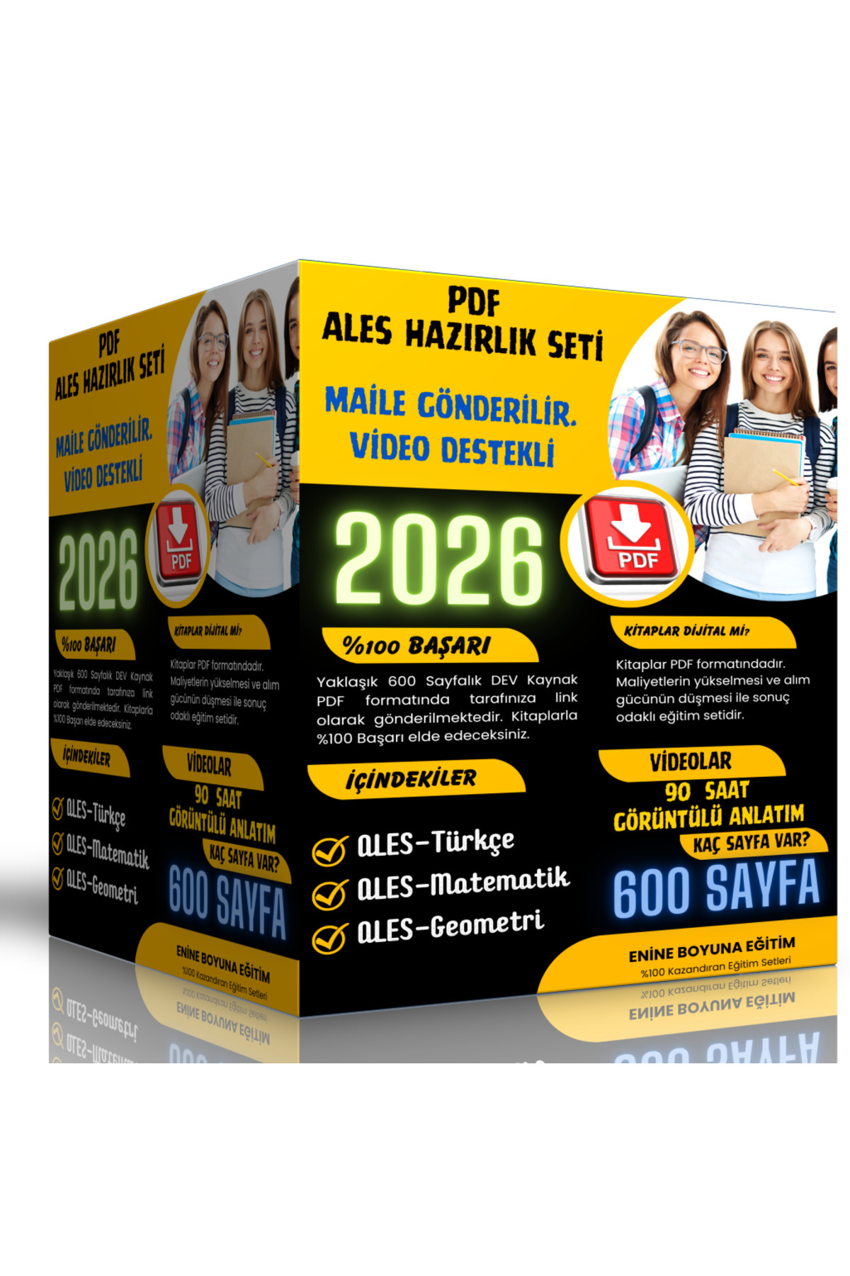 Enine Boyuna Eğitim 2026 Ales Hazırlık Seti (VİDEO DESTEKLİ PDF