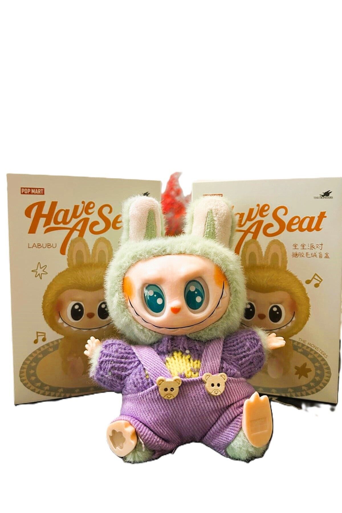 Twins Stars 1 ADET Kutulu Paketli Elbiseli Labubu Figür Oyuncak 16cm (süpriz paket)
