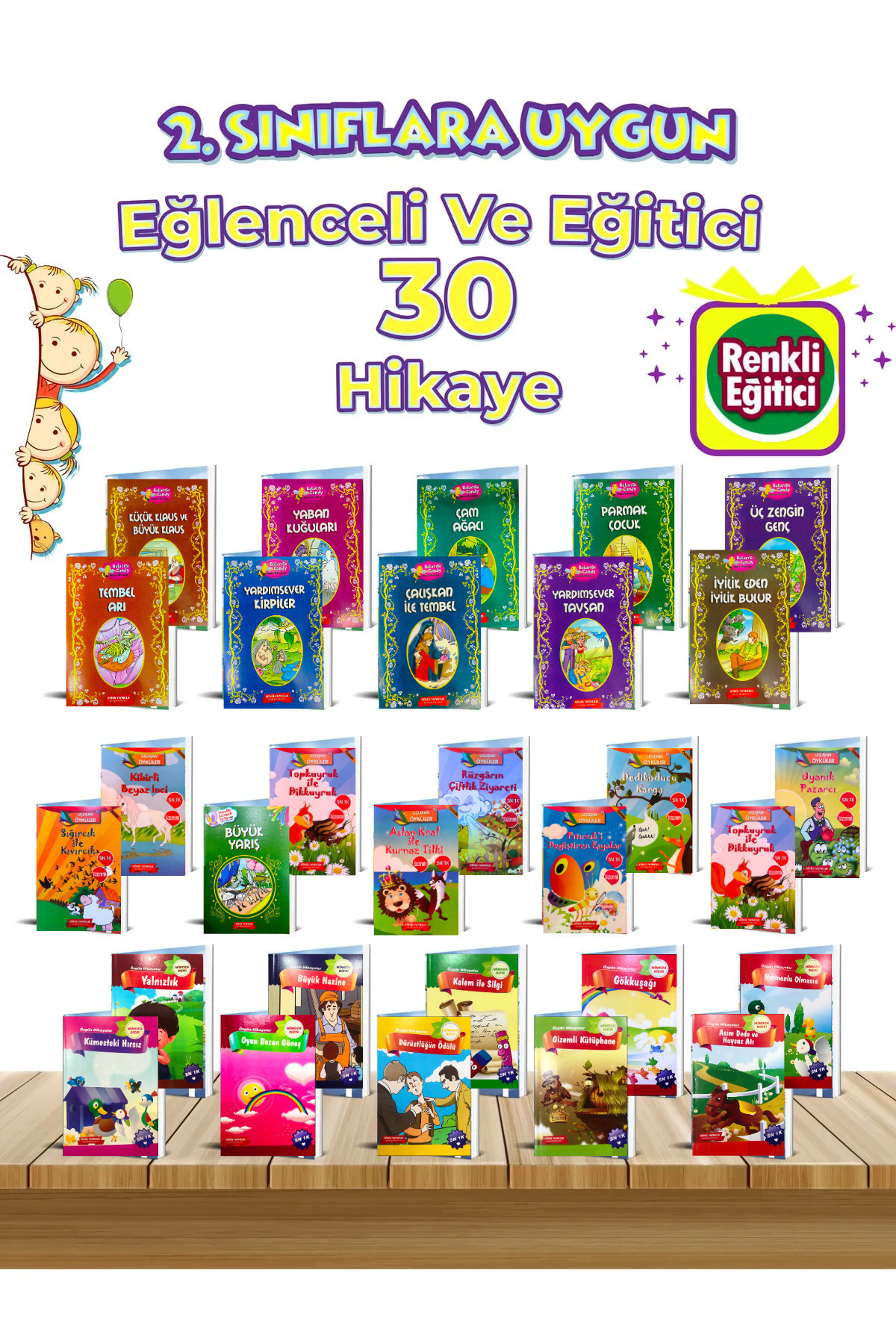 GÖNÜL YAYINCILIK 2. Ve 3.sınıflara Uygun Okumayı Sevdiren Öğretmen Tavsiyeli Okumayı Sevdiren 30'lu Hikaye Seti. fotoğrafı 6 (önizleme)