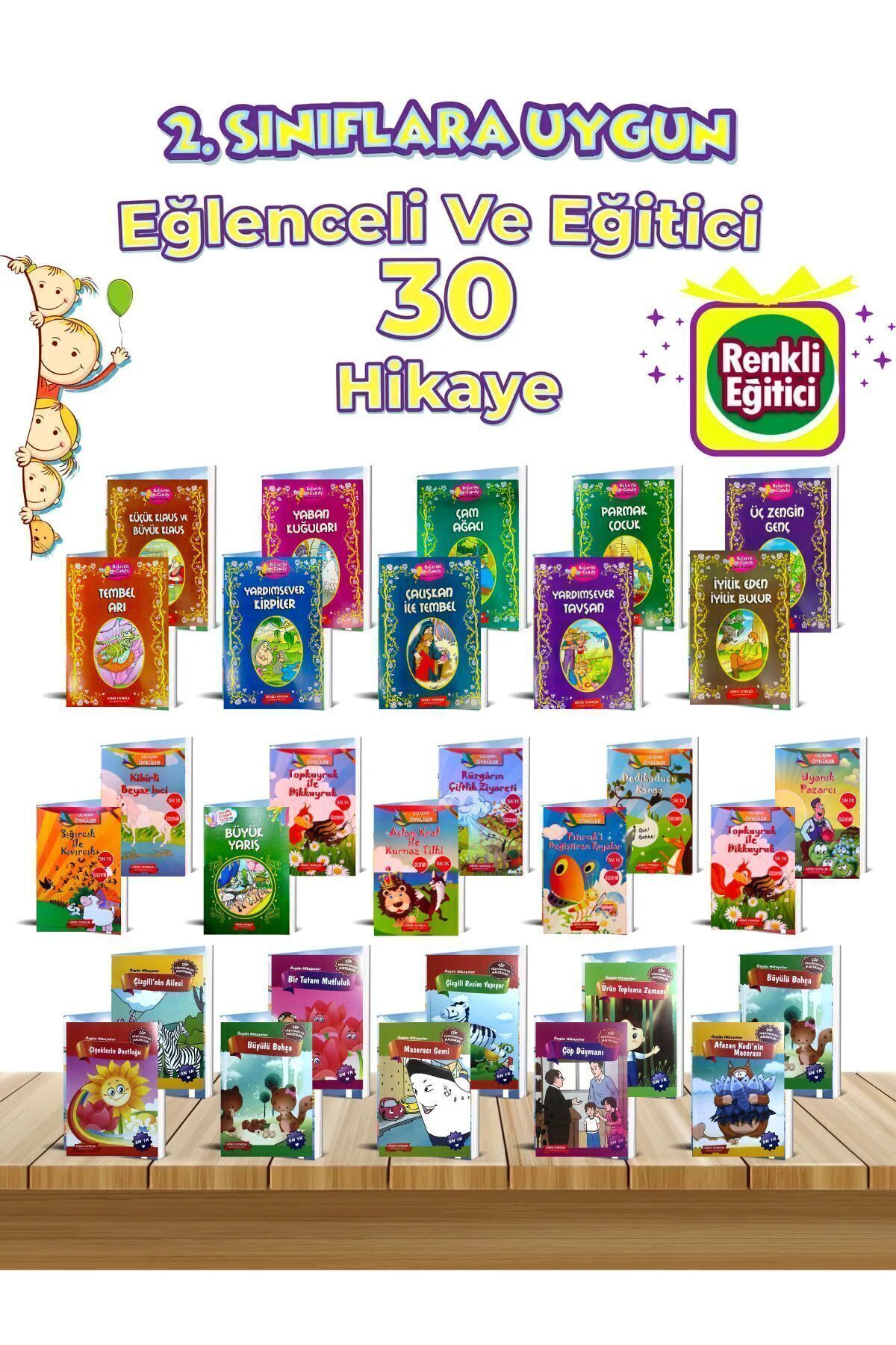 GÖNÜL YAYINCILIK 2. Ve 3.sınıflara Uygun Okumayı Sevdiren Öğretmen Tavsiyeli Okumayı Sevdiren 30'lu Hikaye Seti. fotoğrafı 7 (önizleme)