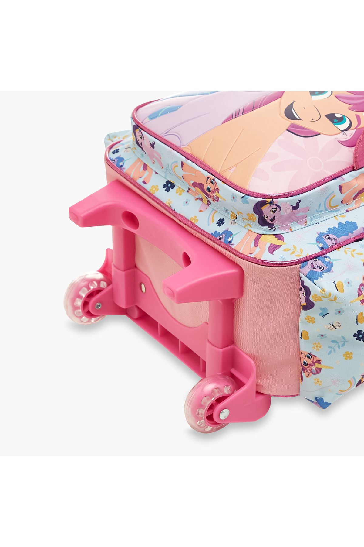 MY LITTLE PONY-Print Trolley Backpack with Retractable Handle and Adjustable Straps -16 inches 8