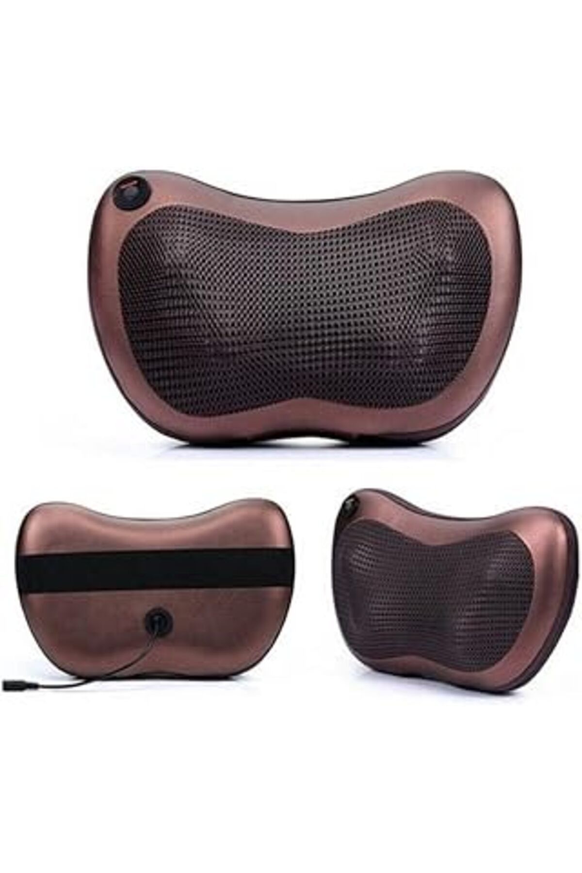 Pazarcan Mobee Car Home Isıtmalı Ovmalı Masaj Yastığı Ayak Bel Boyun Sırt Vücut Omuz Aleti