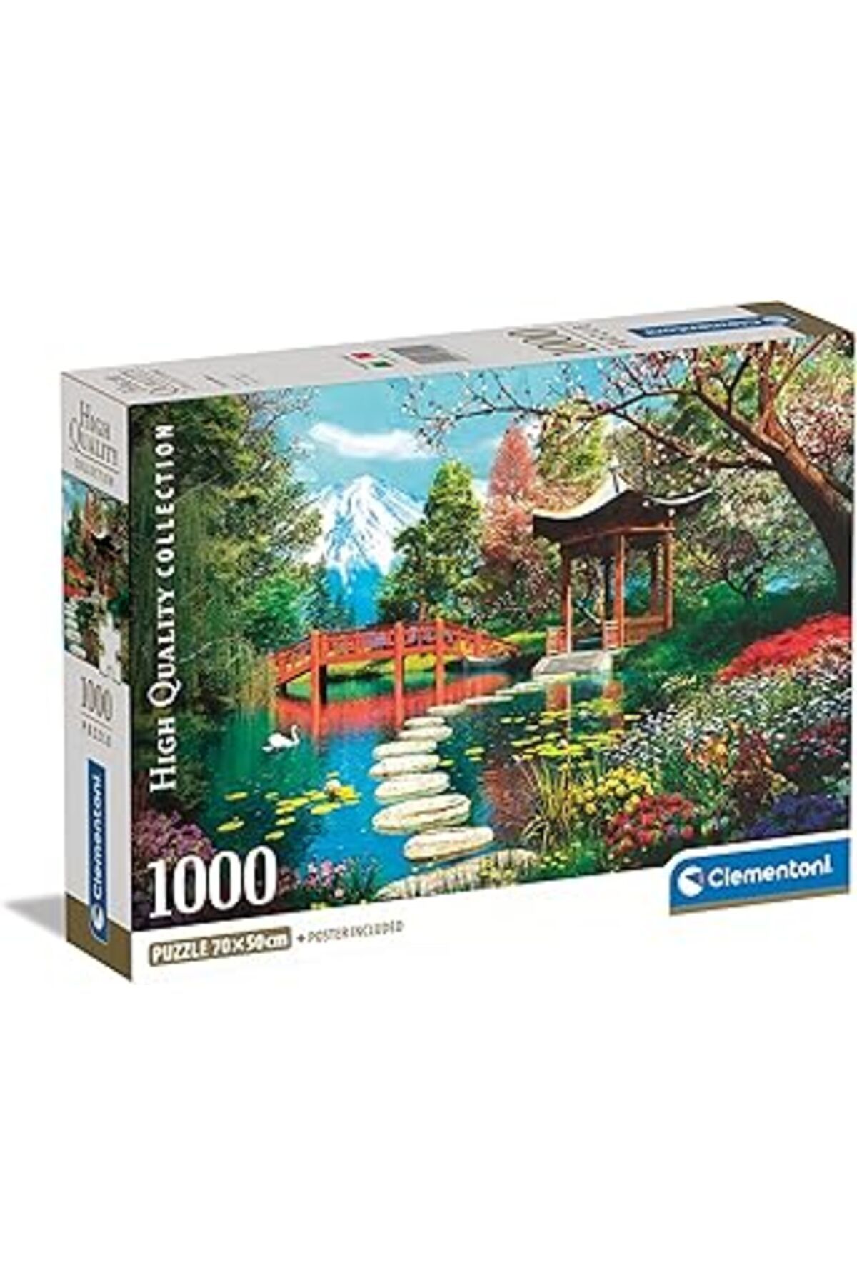 Pazarcan 1000 Parça Yüksek Kaliteli Koleksiyon Puzzle Fuji Garden (Compact Box)