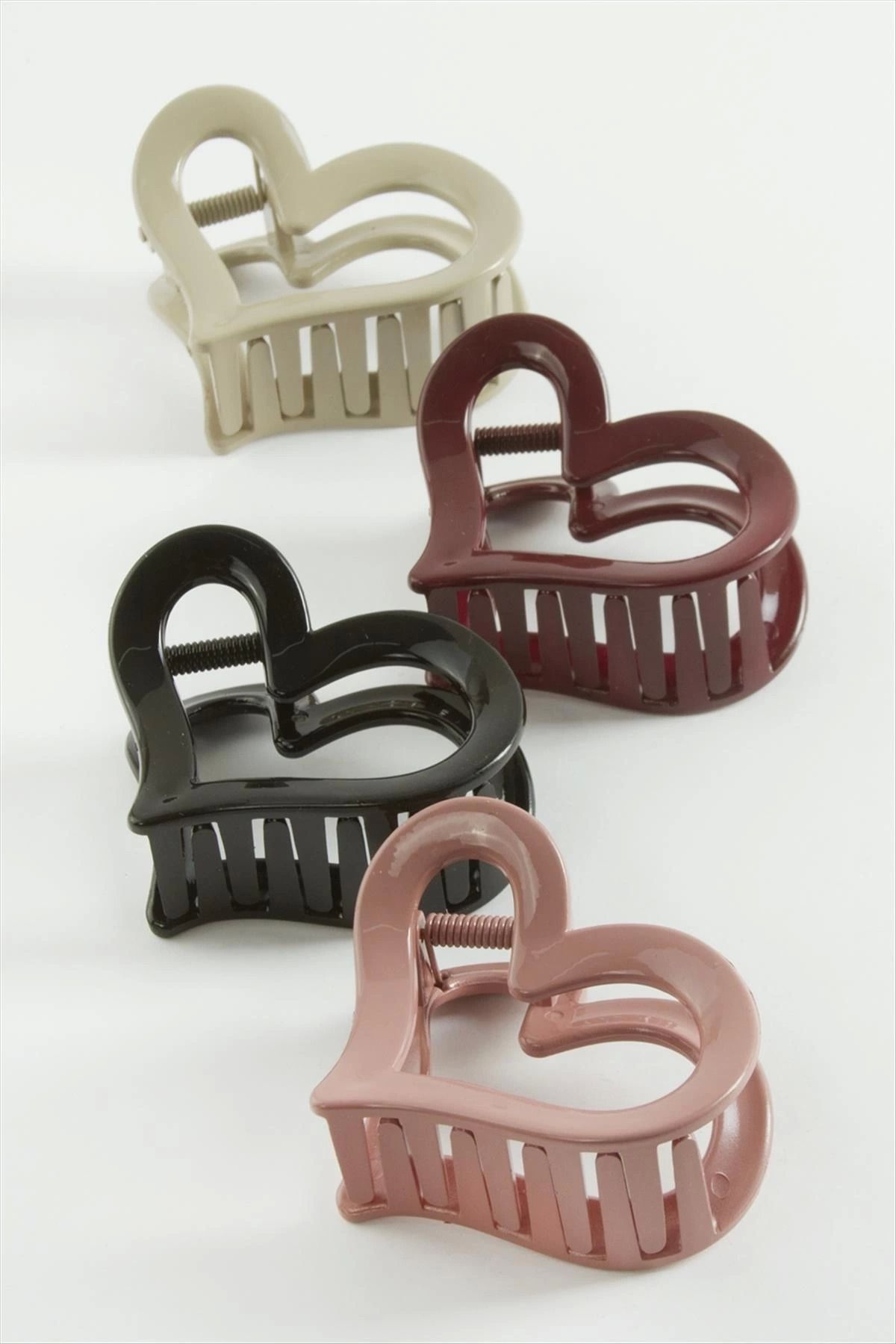 E&E Home Kalp Renkli Mandal Toka 7 cm