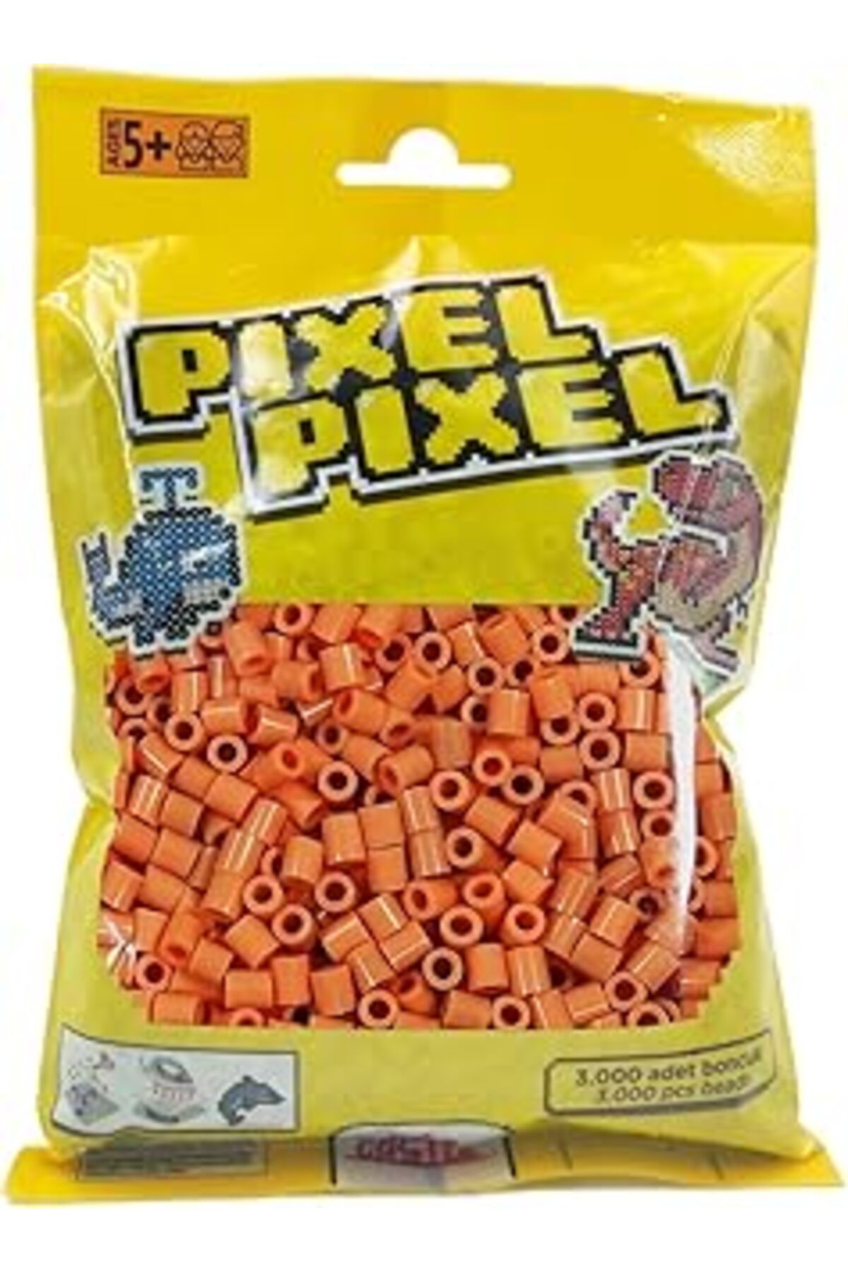 Qedii Red Castle 3000 Adet Midi Boncuk Koyu Bej- Ppb-3000-07
