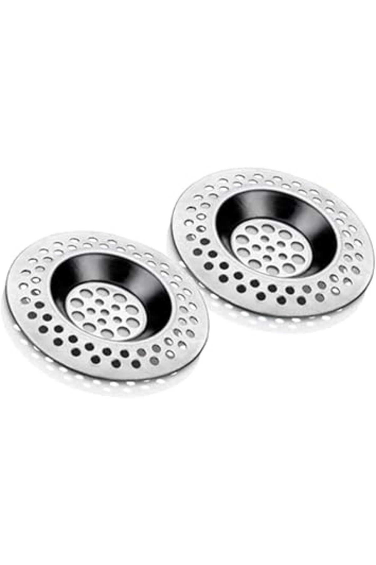 Pazarcan Paslanmaz Çelik Lavabo Süzgeci 2'Li Evye Mutfak/Banyo Gider Koruyucu Easyso4011