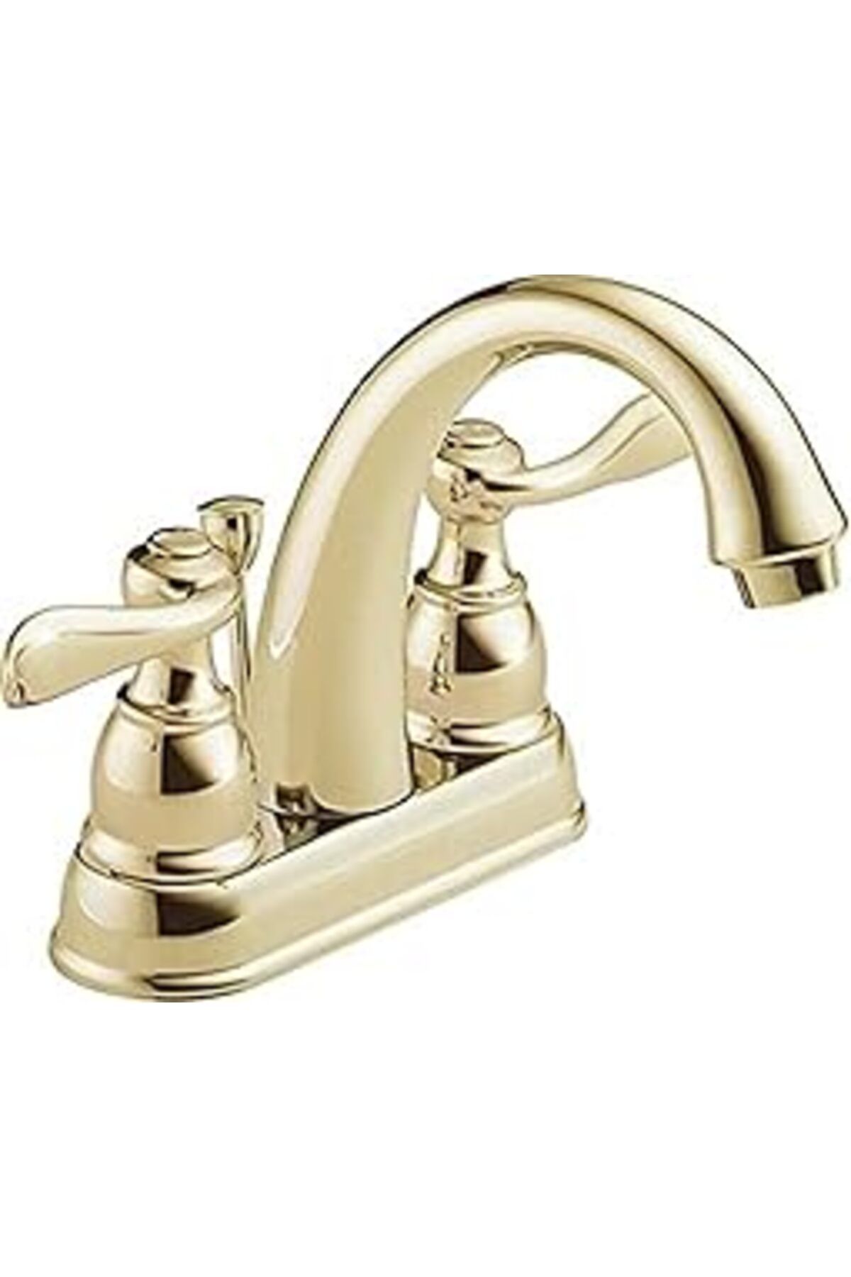 Pazarcan Delta Faucet Windemere Centerset Banyo Bataryası, Altın Banyo Lavabo Bataryası, 2 Saplı Banyo Batar
