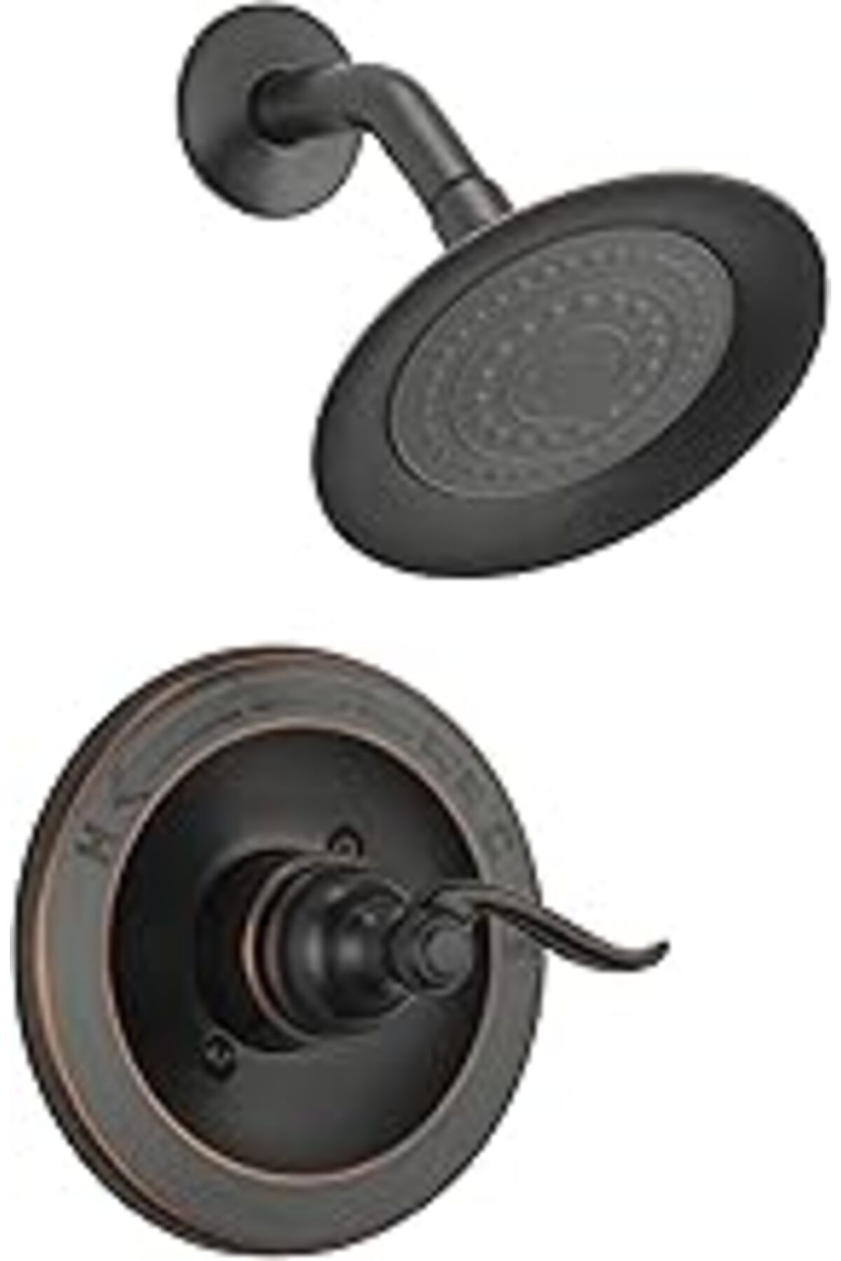Pazarcan Faucet Windemere Tek Işlevli Duş Seti Tek Püskürtme Duş Başlığı, Yağ Ovuşturdu Bronz Bt14296-ob (va