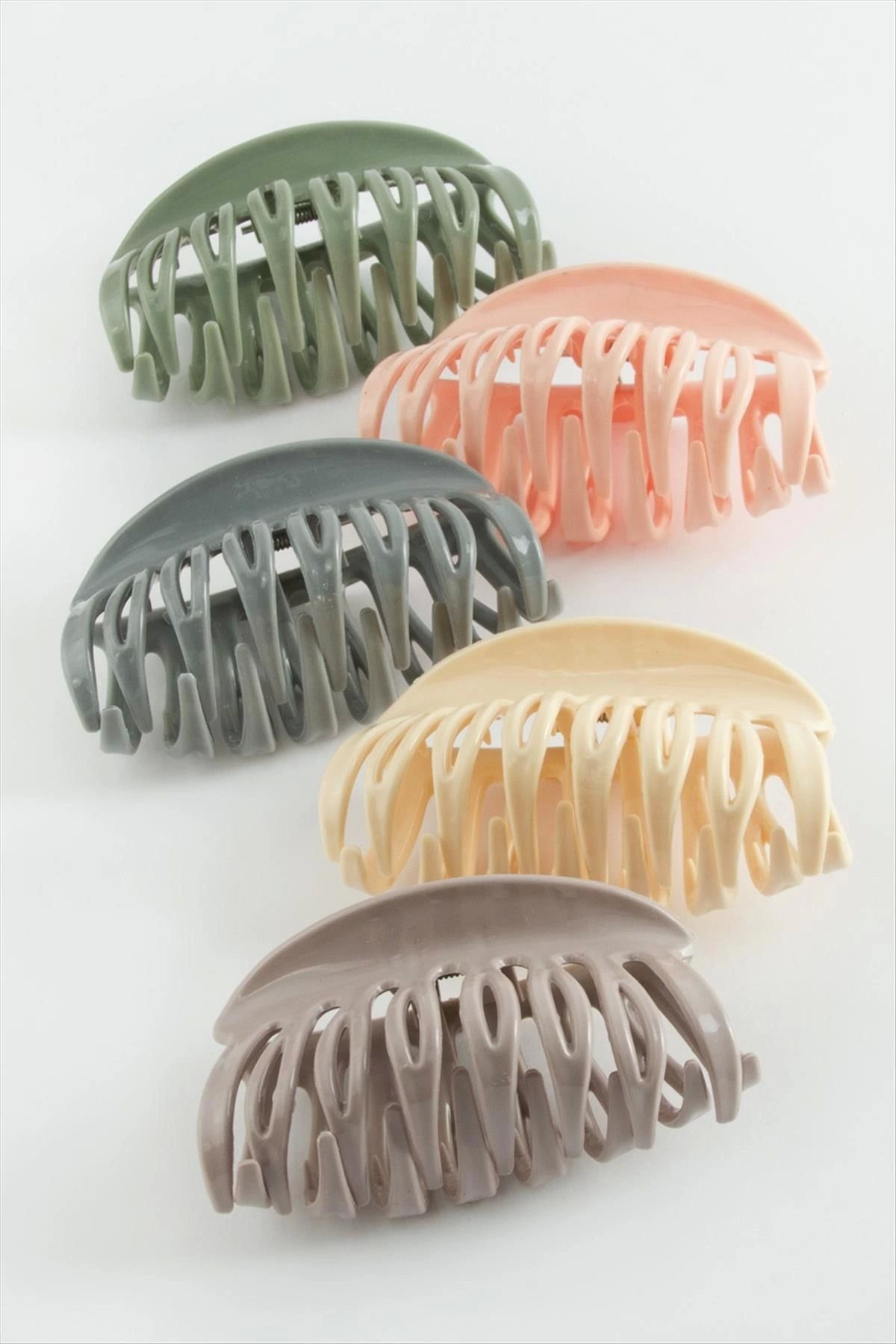 Heez Oval Fileli Renkli Mandal Toka 8 cm