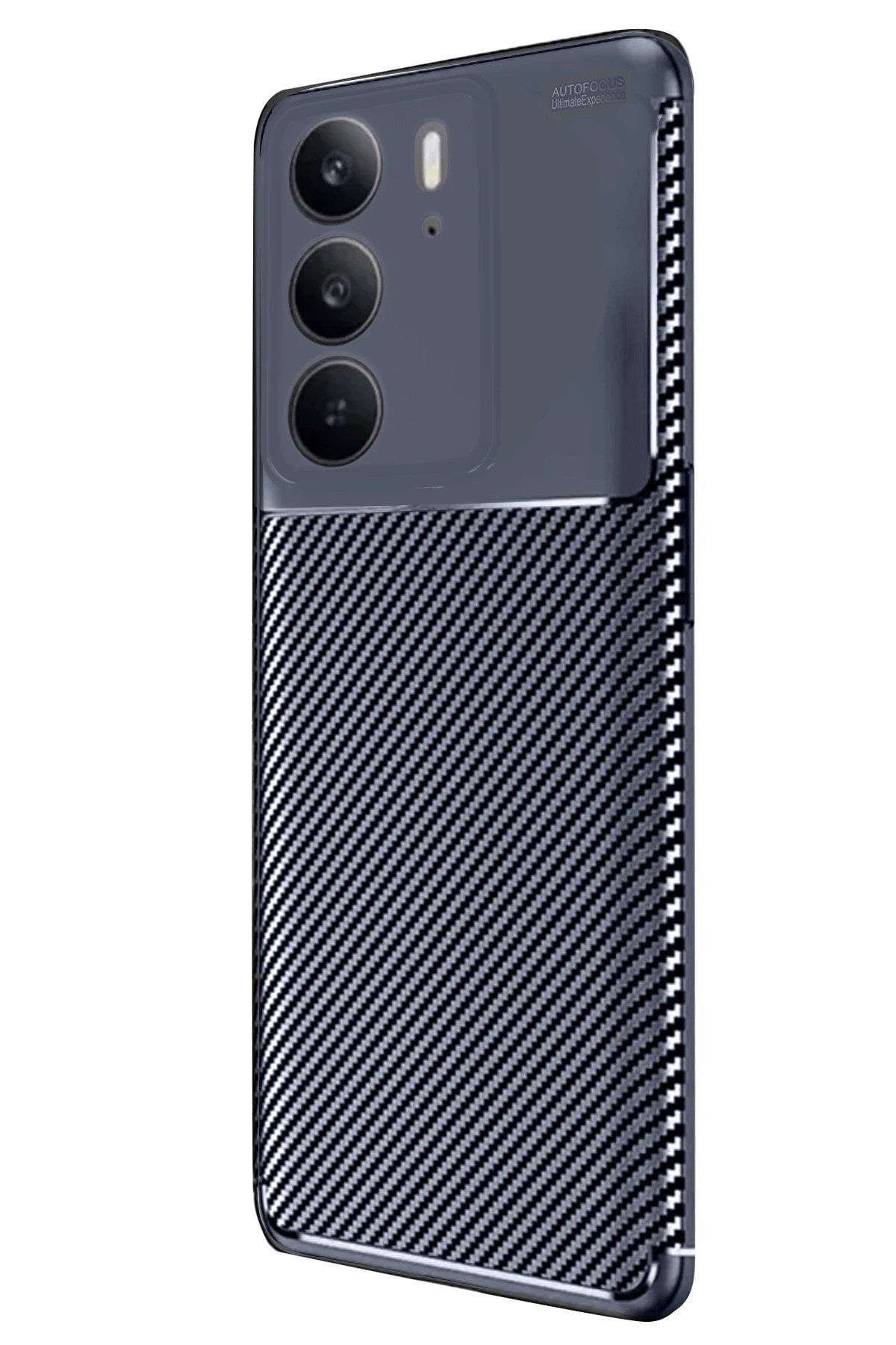 Toptan Bulurum Realme C75 4G Auto Focus Karbon Kapak - Lacivert