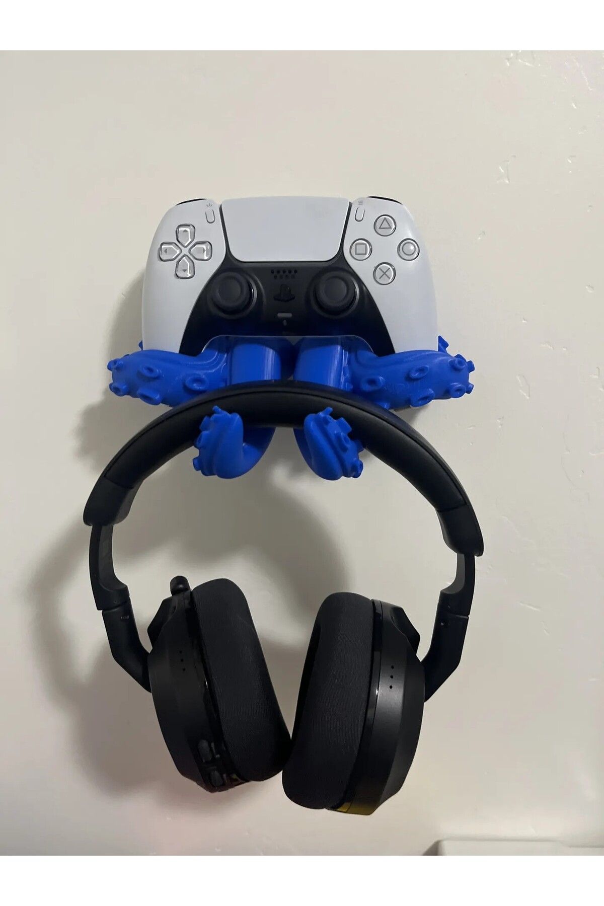 ip teknoloji3d ps5 duvar standı kumanda tutucu + kulaklık