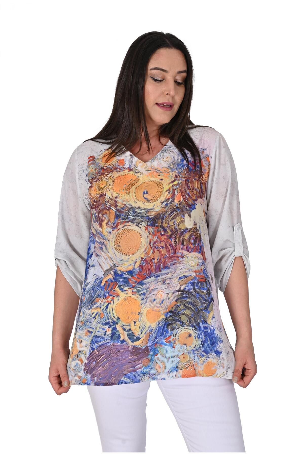 FLAŞ 2547 FLAŞ KREP BLUZ