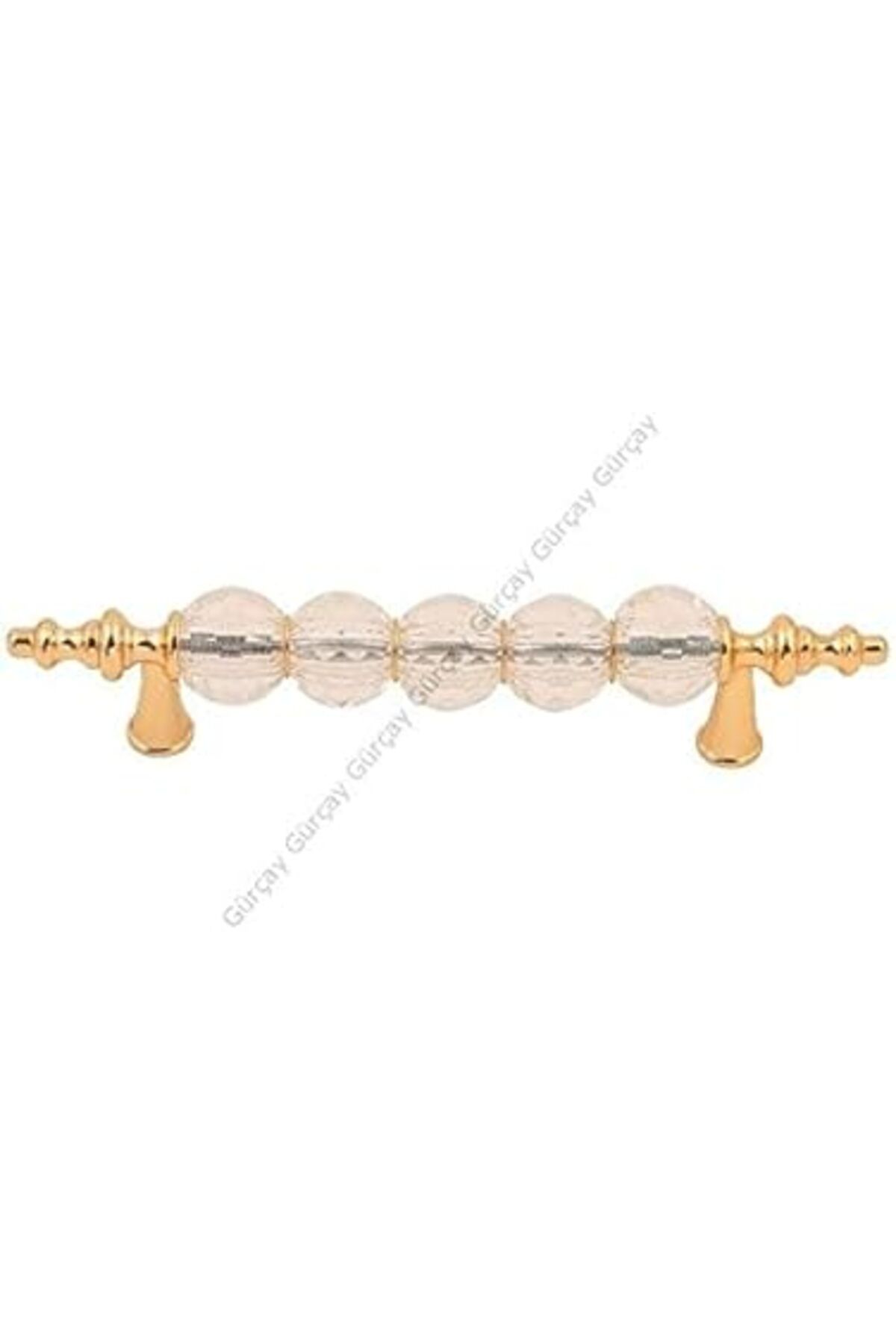 Pazarcan Gürçay İğne Ayak Kristal Kulp 96Mm Altın (2 Adet)