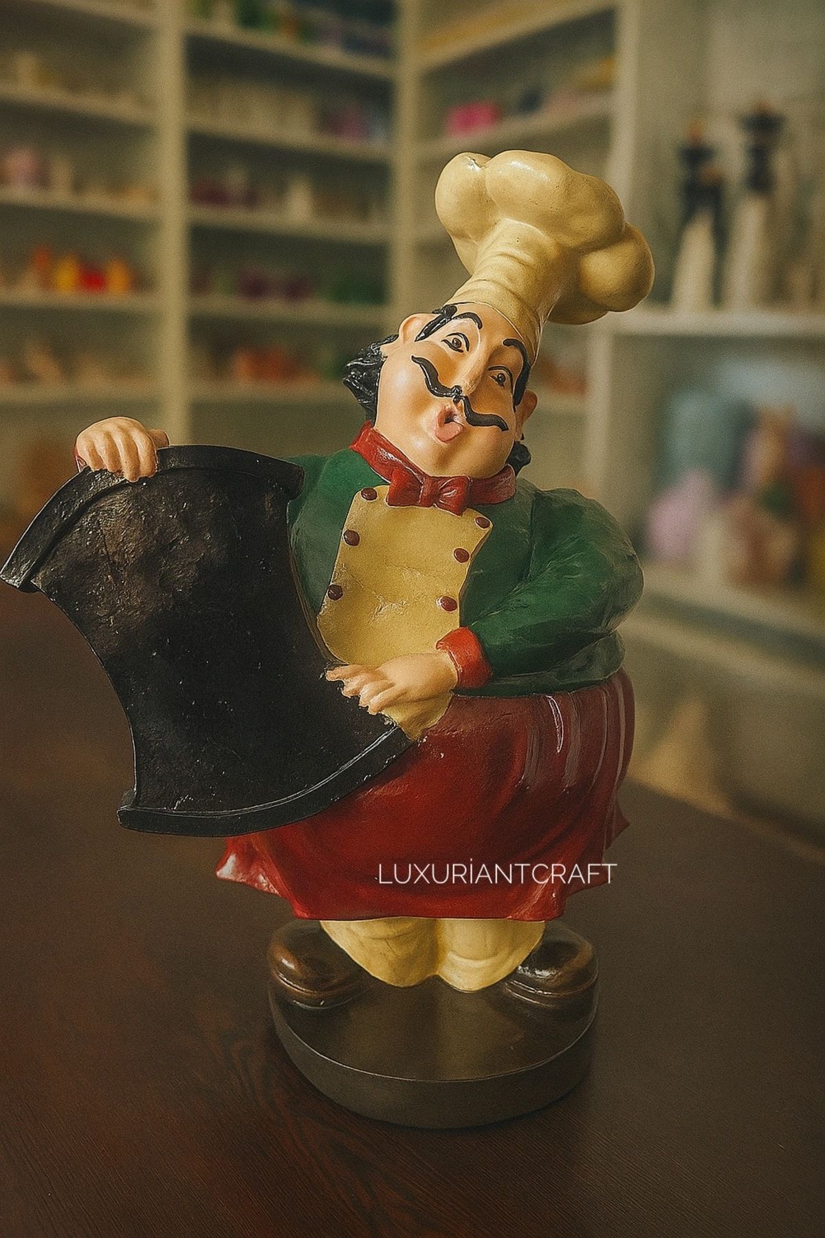LUXURİANTCRAFT DEKORATİF AŞÇI BİBLO MUTFAK DEKOR