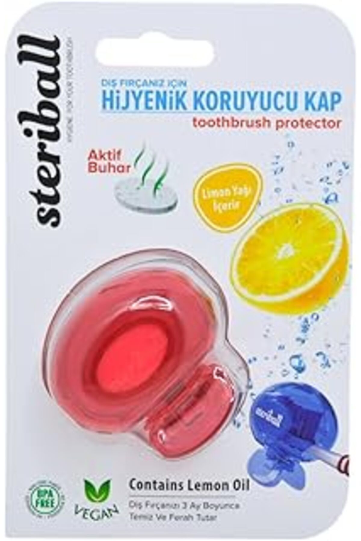 Pazarcan Steriball Diş Fırçası Koruma Kabı - Limon Kokulu Yetişkin